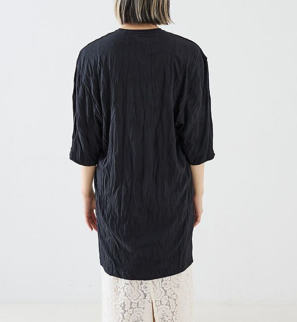 The Store by C' 「【TOTEME】Relaxed tee dress／チュニック丈Tシャツワンピー」|Tシャツ・カットソー|