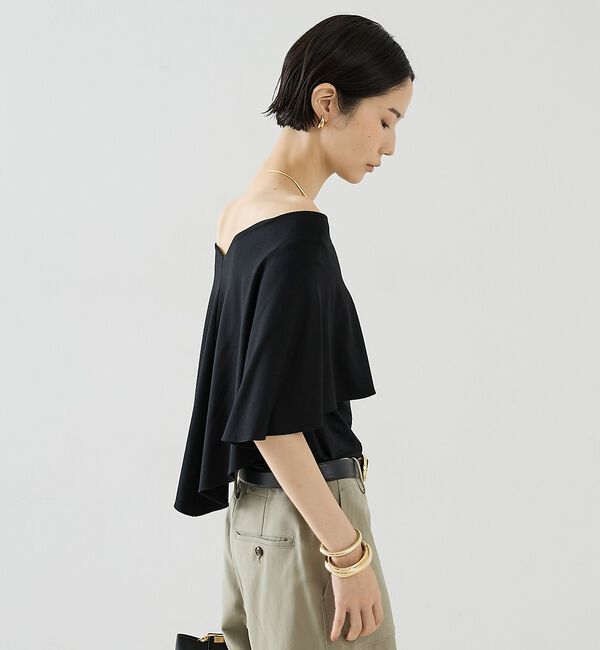 The Store by C' 「【COCUCA】ケープカットソー」|Tシャツ・カットソー|