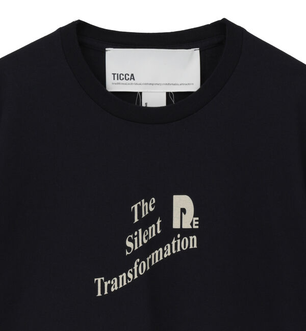 Liesse「《別注》【TICCA/ティッカ】ロゴTシャツ」|Tシャツ・カットソー|