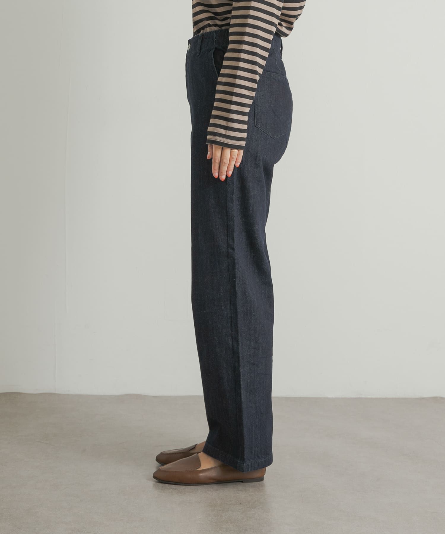 URBAN RESEARCH DOORS「デニムワイドパンツ」|デニム|