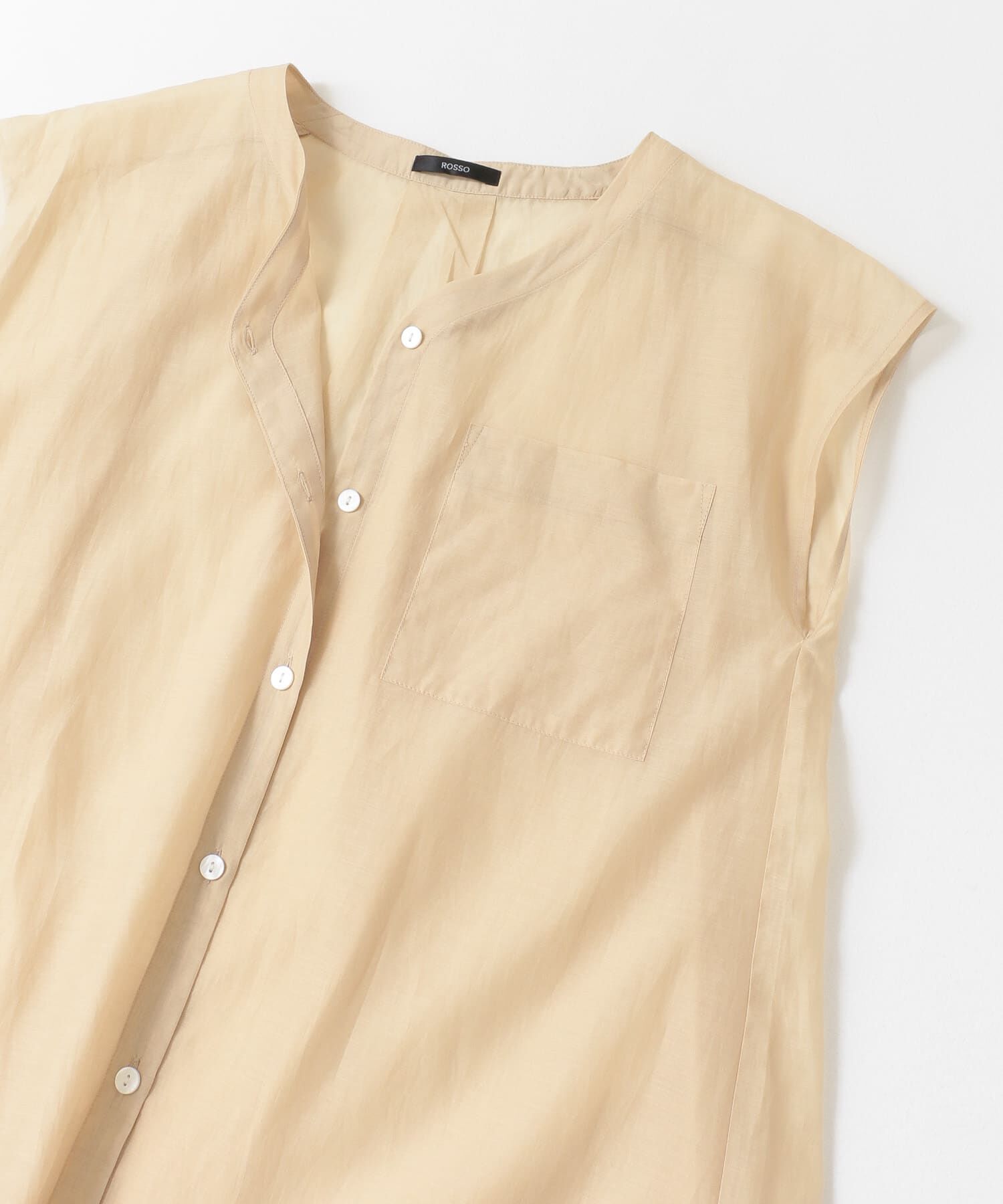 URBAN RESEARCH ROSSO「コットンシルクフレンチガウンワンピース」|ワンピース|
