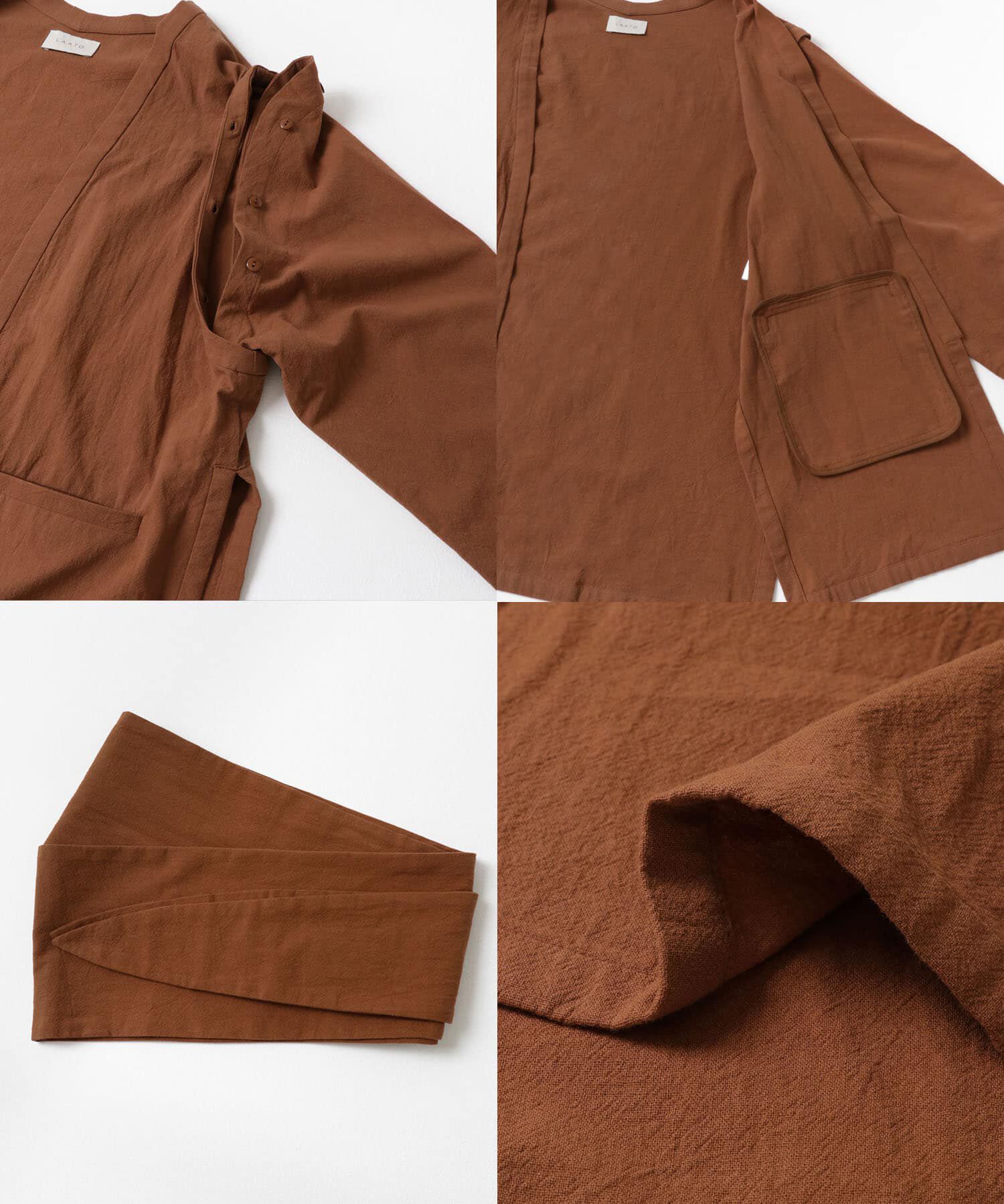 LAATO「haori jacket」|ノーカラーコート|