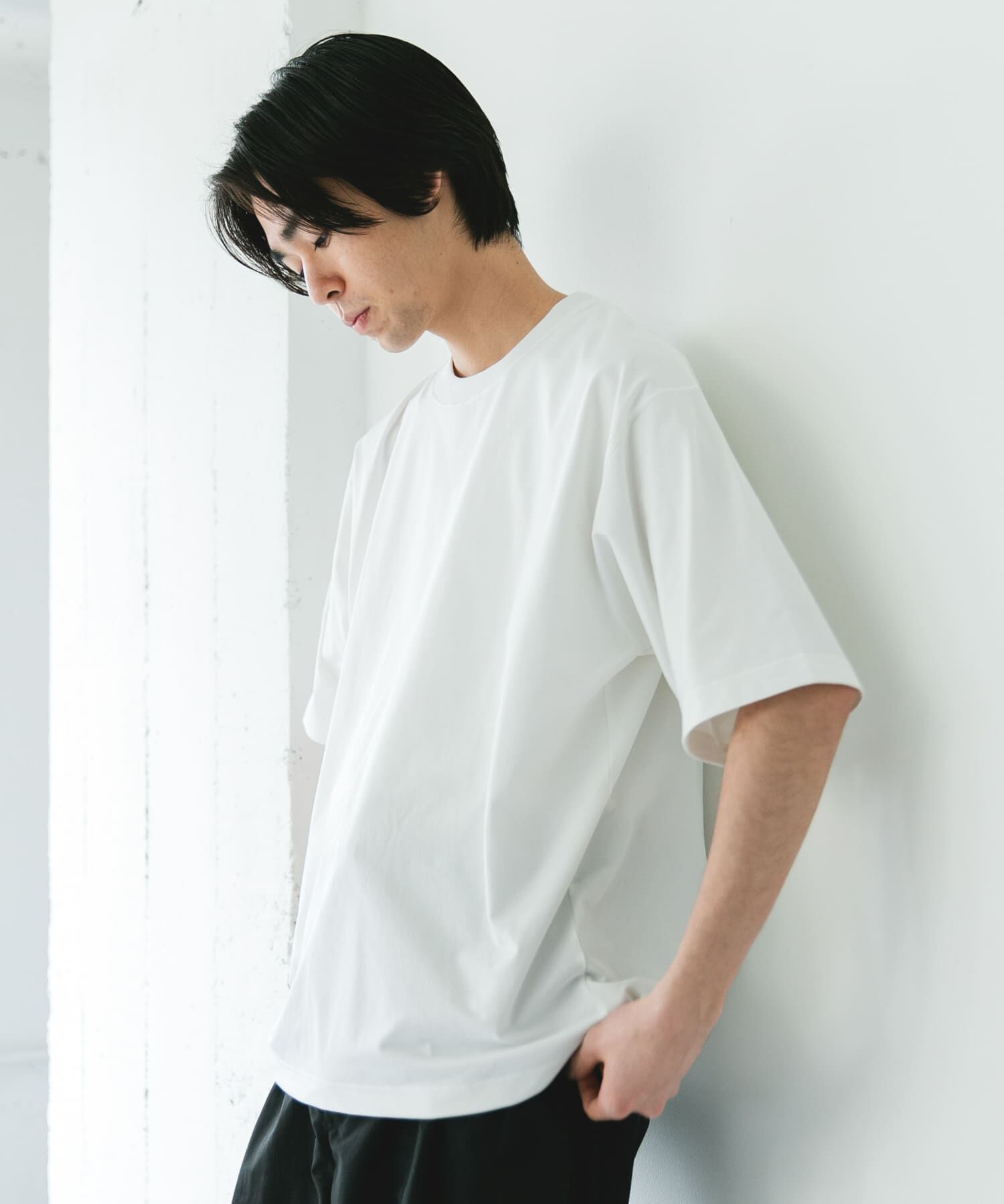 URBAN RESEARCH DOORS「『吸水速乾/接触冷感/ｲｰｼﾞｰｹｱ』ｸｲｯｸﾄﾞﾗｲ ｼｮｰﾄｽﾘｰ 」|Tシャツ・カットソー|