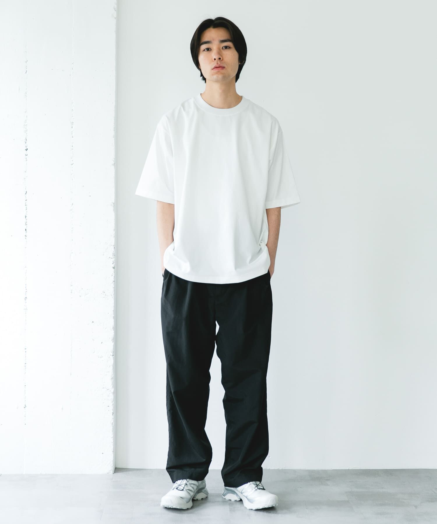 URBAN RESEARCH DOORS「『吸水速乾/接触冷感/ｲｰｼﾞｰｹｱ』ｸｲｯｸﾄﾞﾗｲ ｼｮｰﾄｽﾘｰ 」|Tシャツ・カットソー|
