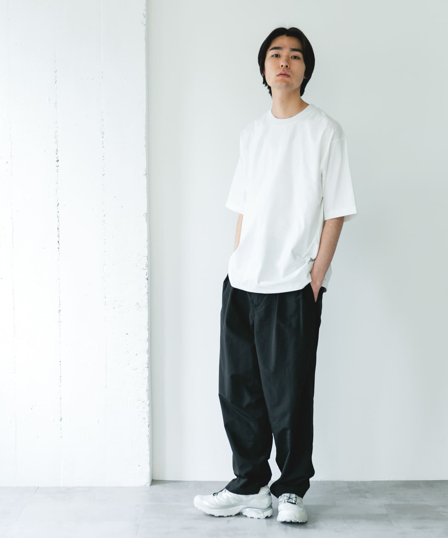 URBAN RESEARCH DOORS「『吸水速乾/接触冷感/ｲｰｼﾞｰｹｱ』ｸｲｯｸﾄﾞﾗｲ ｼｮｰﾄｽﾘｰ 」|Tシャツ・カットソー|