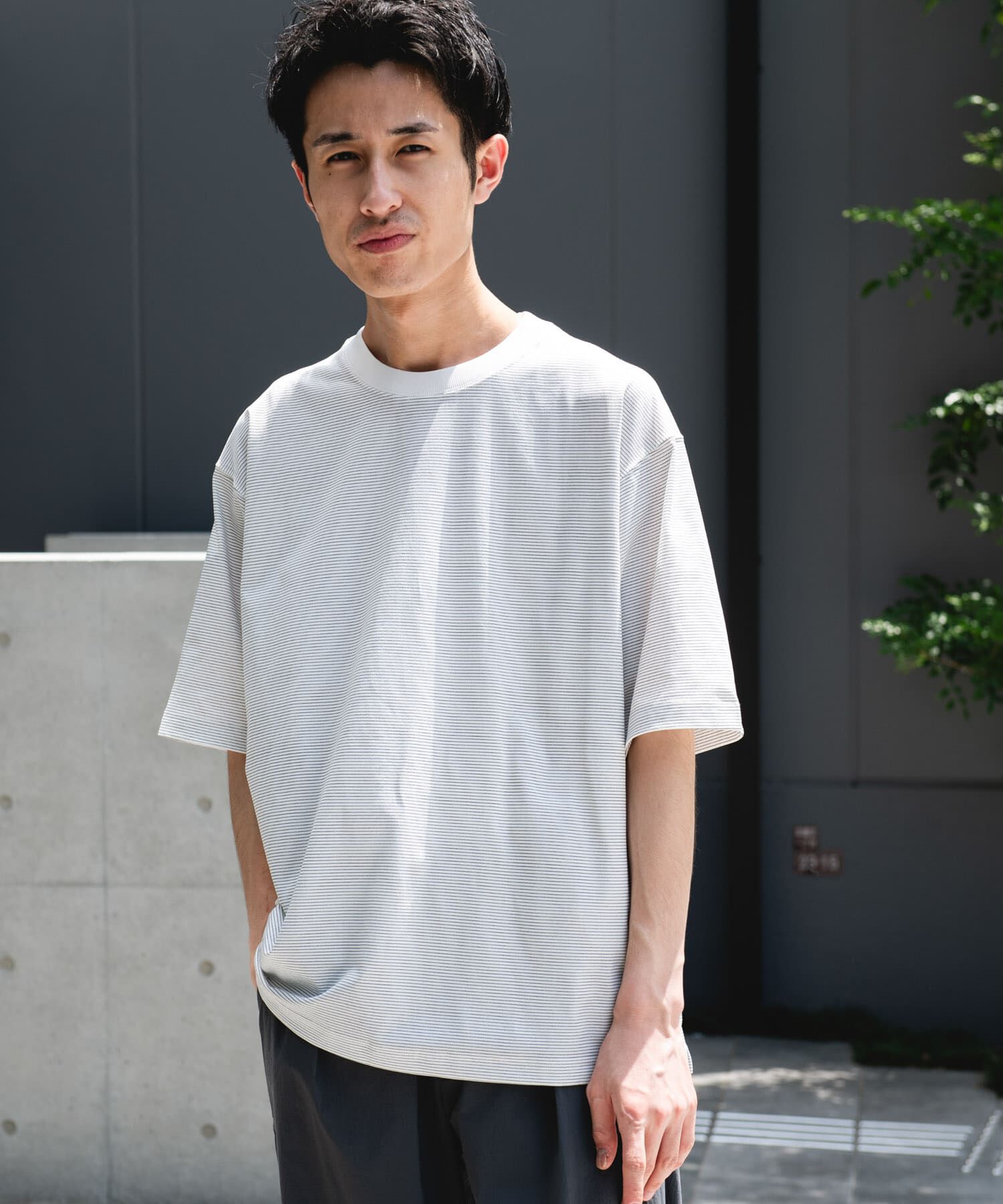 URBAN RESEARCH DOORS「『吸水速乾/接触冷感/ｲｰｼﾞｰｹｱ』ｸｲｯｸﾄﾞﾗｲ ｼｮｰﾄｽﾘｰ 」|Tシャツ・カットソー|