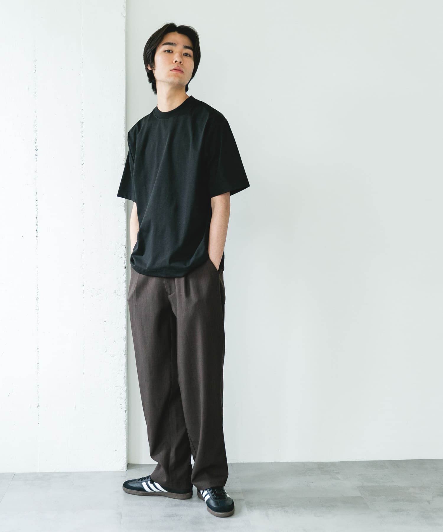 URBAN RESEARCH DOORS「『吸水速乾/接触冷感/ｲｰｼﾞｰｹｱ』ｸｲｯｸﾄﾞﾗｲ ｼｮｰﾄｽﾘｰ 」|Tシャツ・カットソー|