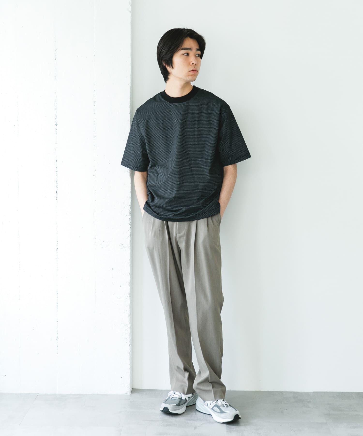 URBAN RESEARCH DOORS「『吸水速乾/接触冷感/ｲｰｼﾞｰｹｱ』ｸｲｯｸﾄﾞﾗｲ ｼｮｰﾄｽﾘｰ 」|Tシャツ・カットソー|