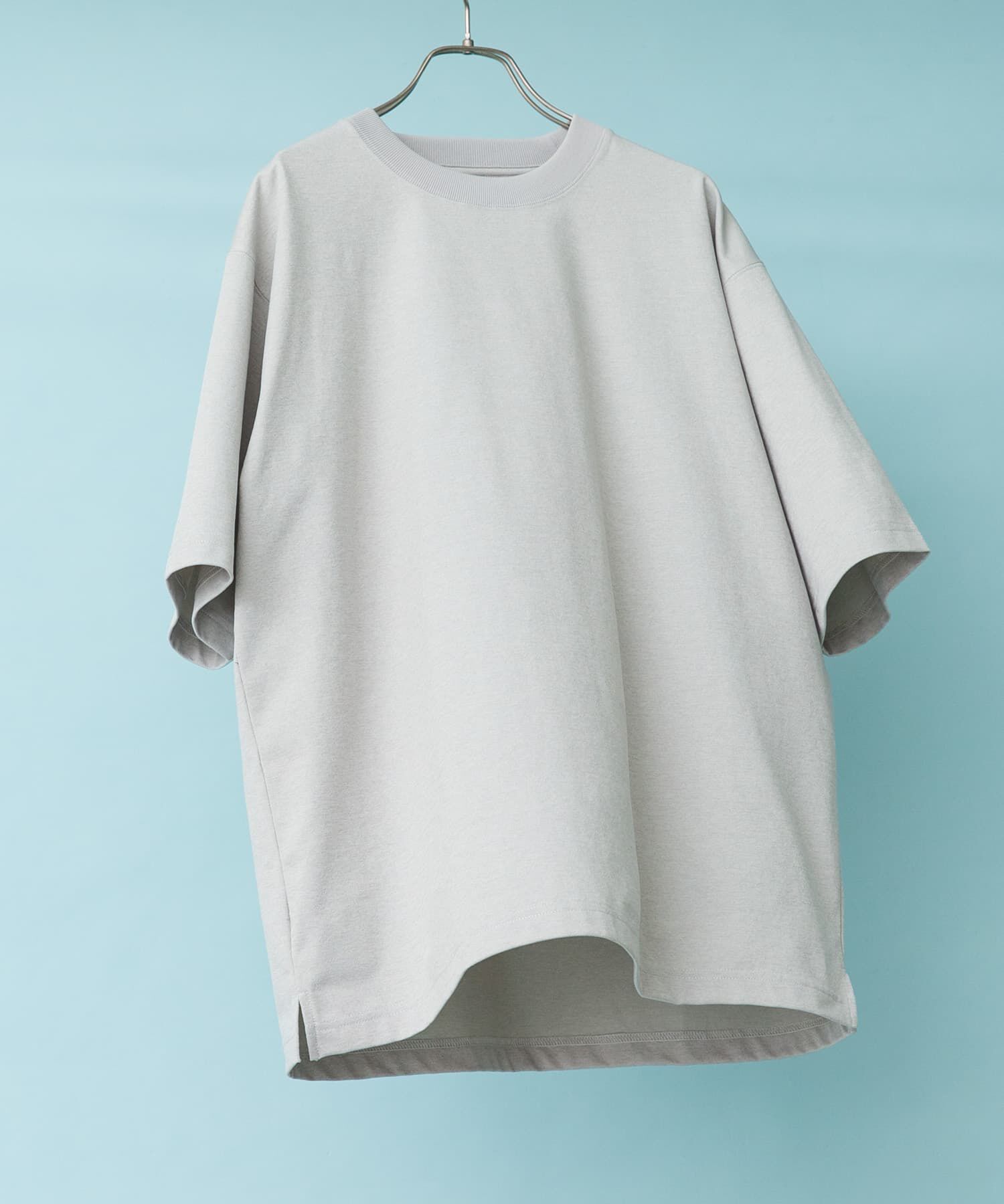 URBAN RESEARCH DOORS「『吸水速乾/接触冷感/ｲｰｼﾞｰｹｱ』ｸｲｯｸﾄﾞﾗｲ ｼｮｰﾄｽﾘｰ 」|Tシャツ・カットソー|グレー