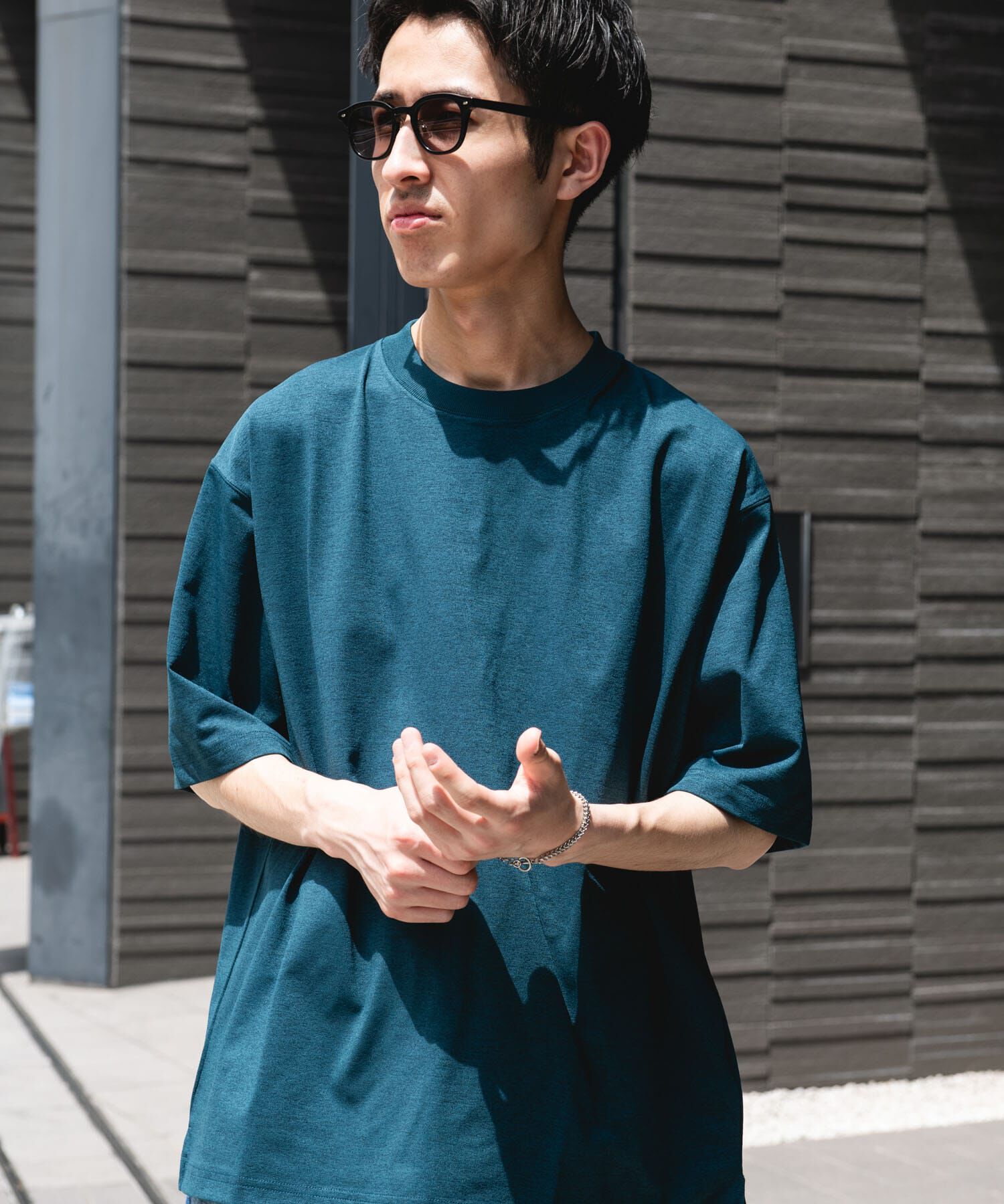 URBAN RESEARCH DOORS「『吸水速乾/接触冷感/ｲｰｼﾞｰｹｱ』ｸｲｯｸﾄﾞﾗｲ ｼｮｰﾄｽﾘｰ 」|Tシャツ・カットソー|