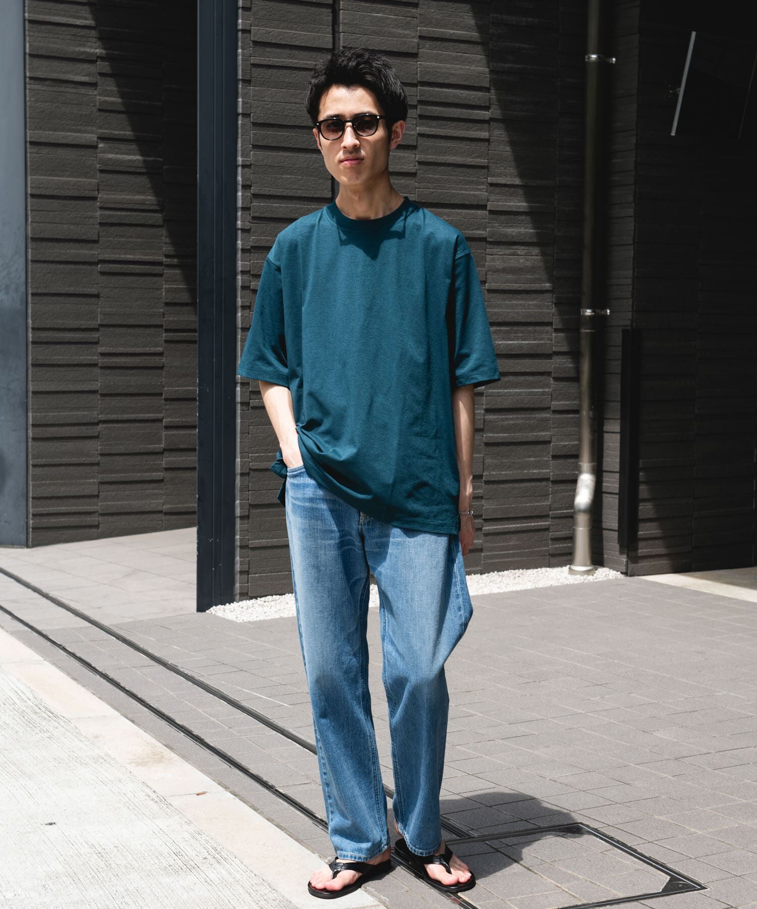 URBAN RESEARCH DOORS「『吸水速乾/接触冷感/ｲｰｼﾞｰｹｱ』ｸｲｯｸﾄﾞﾗｲ ｼｮｰﾄｽﾘｰ 」|Tシャツ・カットソー|