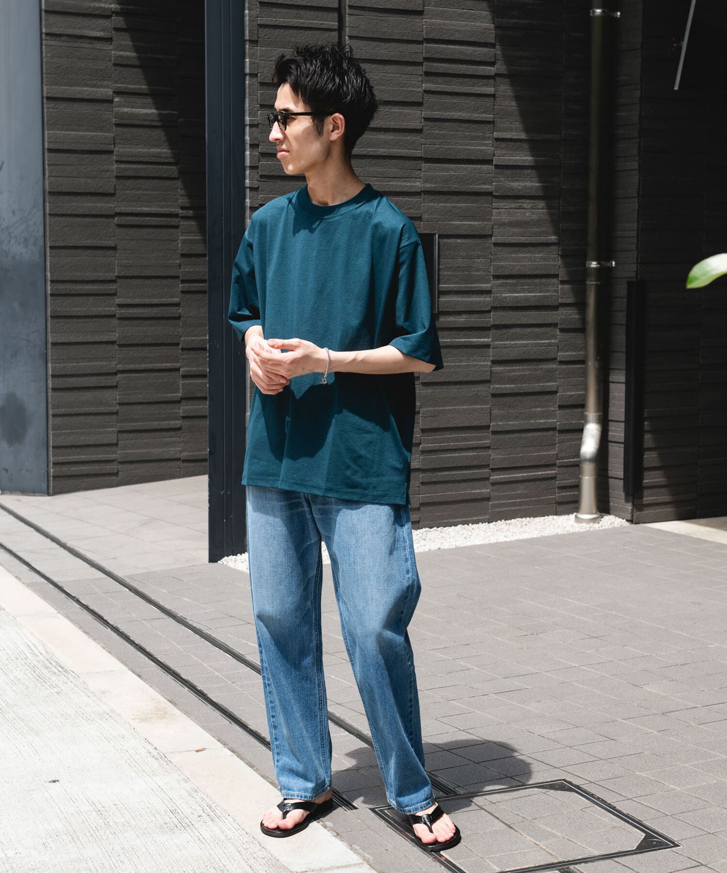URBAN RESEARCH DOORS「『吸水速乾/接触冷感/ｲｰｼﾞｰｹｱ』ｸｲｯｸﾄﾞﾗｲ ｼｮｰﾄｽﾘｰ 」|Tシャツ・カットソー|