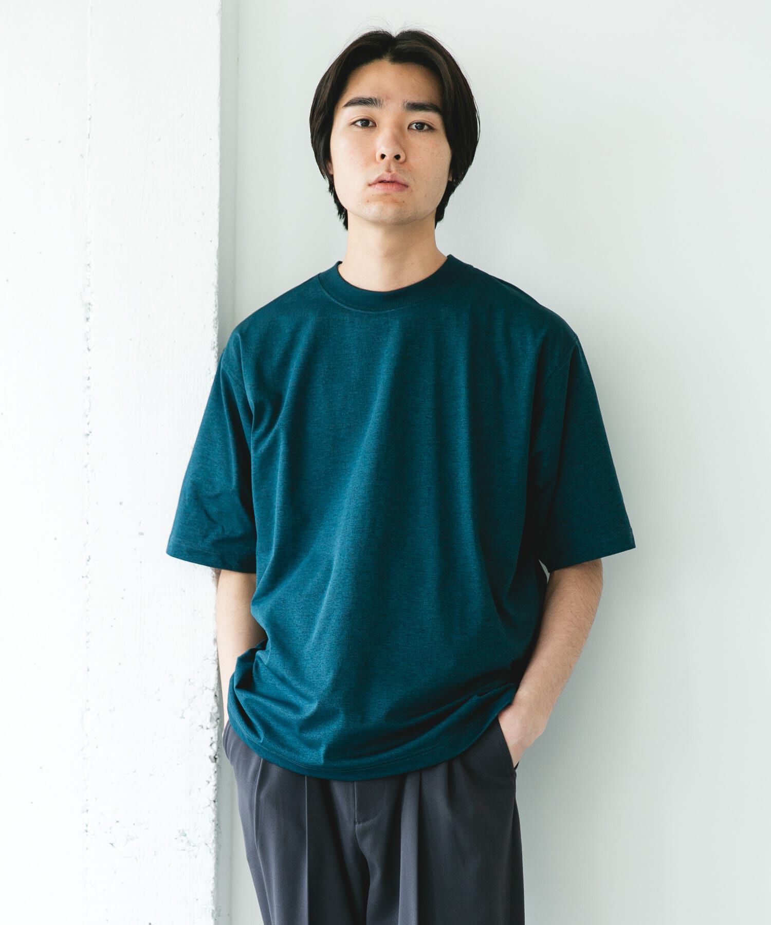 URBAN RESEARCH DOORS「『吸水速乾/接触冷感/ｲｰｼﾞｰｹｱ』ｸｲｯｸﾄﾞﾗｲ ｼｮｰﾄｽﾘｰ 」|Tシャツ・カットソー|