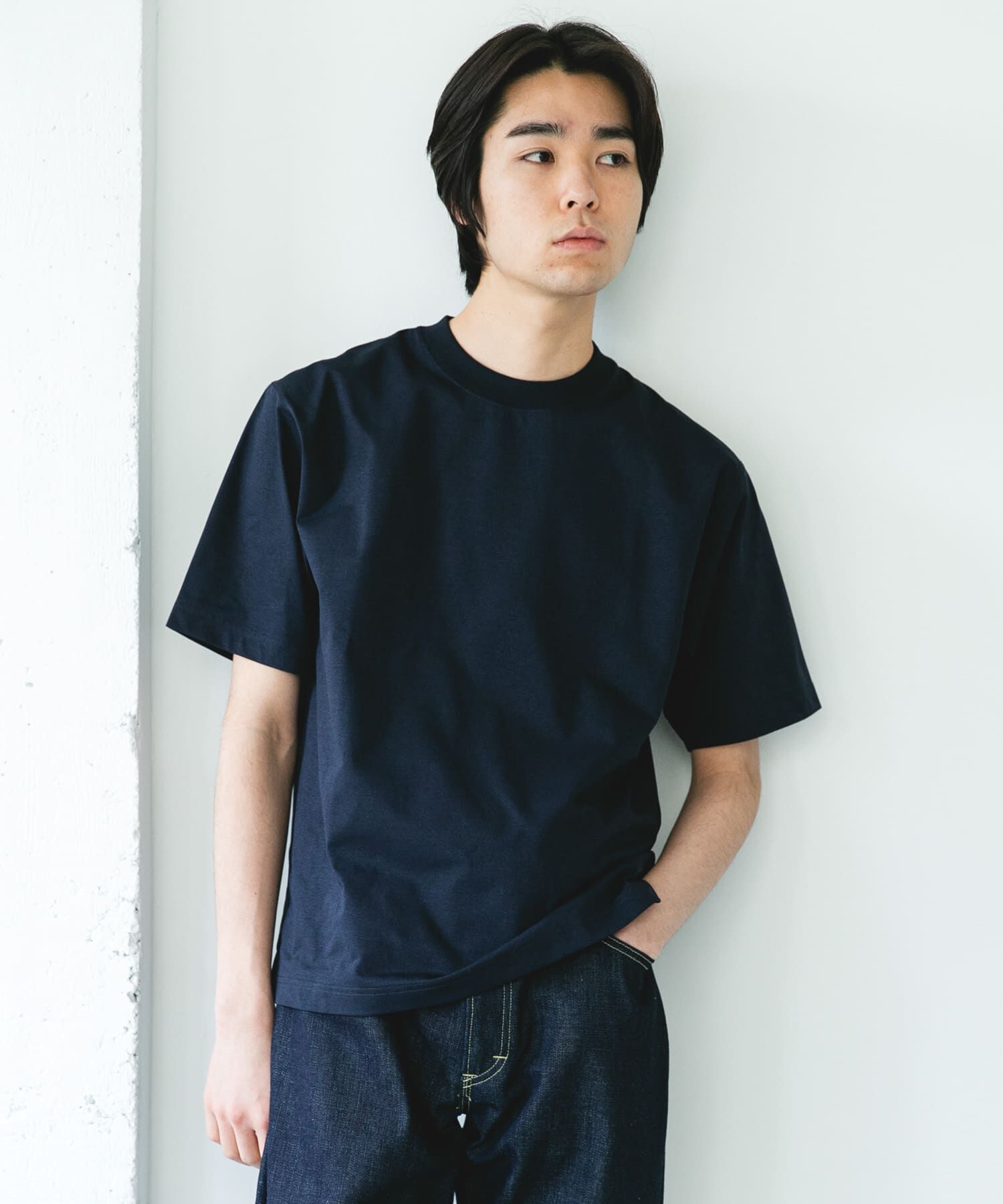 URBAN RESEARCH DOORS「『吸水速乾/接触冷感/ｲｰｼﾞｰｹｱ』ｸｲｯｸﾄﾞﾗｲ ｼｮｰﾄｽﾘｰ 」|Tシャツ・カットソー|
