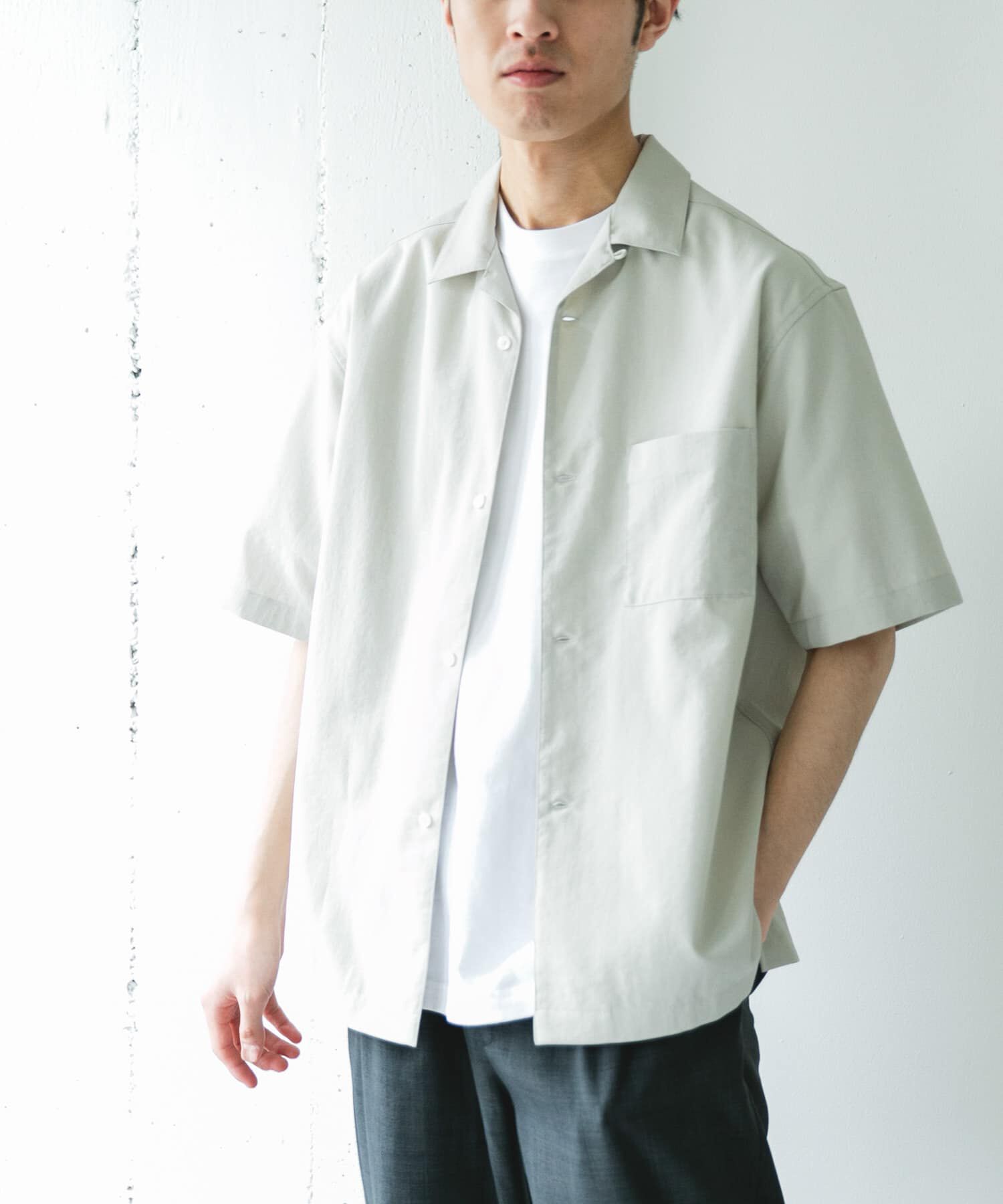 URBAN RESEARCH DOORS「『ｲｰｼﾞｰｹｱ/速乾/UVｶｯﾄ』ｸｲｯｸﾄﾞﾗｲ ｵｰﾌﾟﾝｶﾗｰ ｼ 」|シャツ・ブラウス|