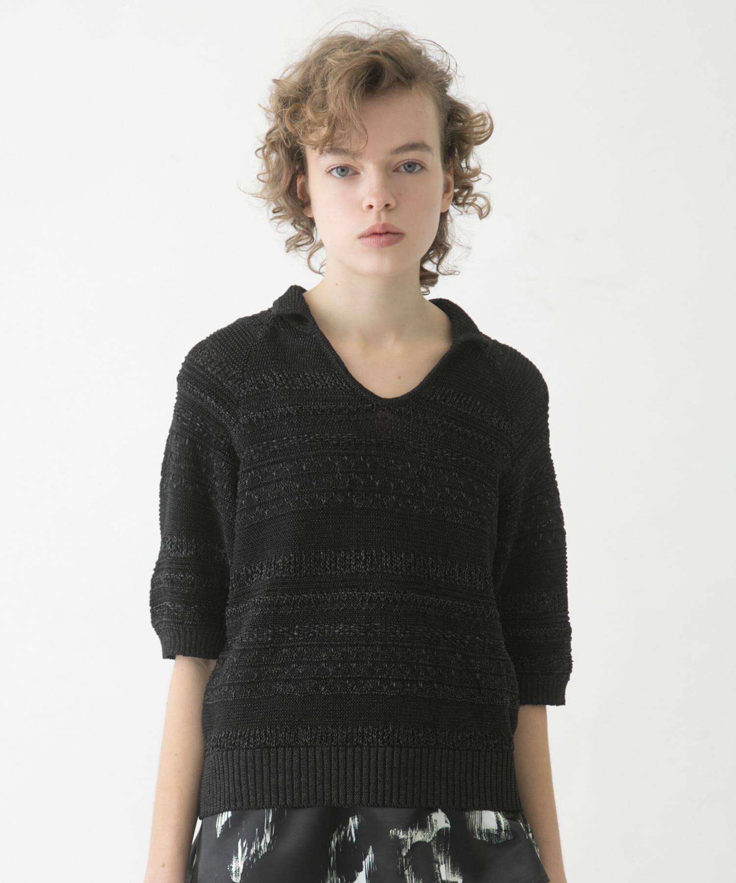 LAATO「basket  knit」|ニット・セーター|ブラック