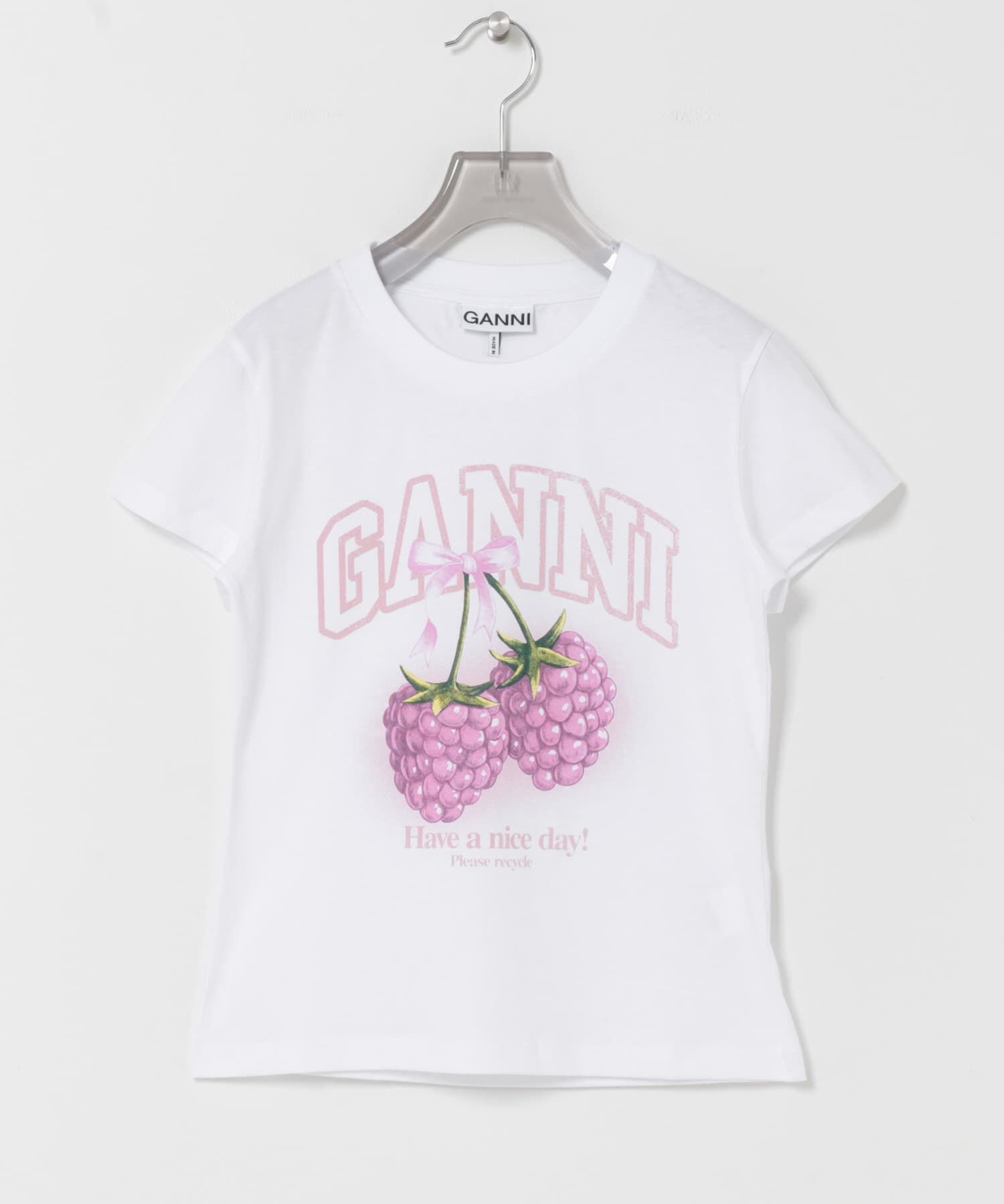 URBAN RESEARCH「GANNI　BABY FIT T-SHIRTS RASPBERRY」|Tシャツ・カットソー|