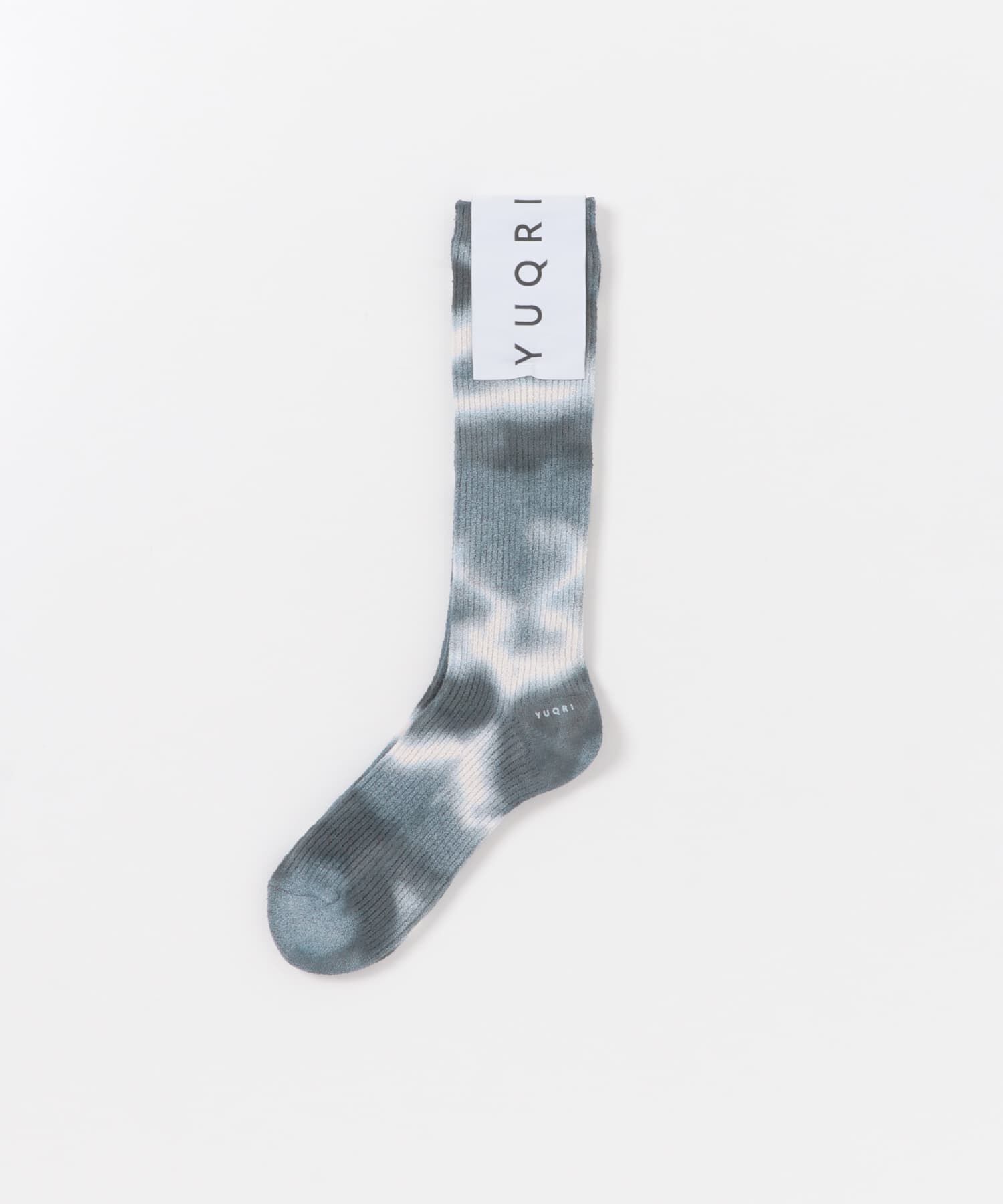 URBAN RESEARCH「YUQRI　CRISPY TIE-DYE」|ソックス|ブラック系その他
