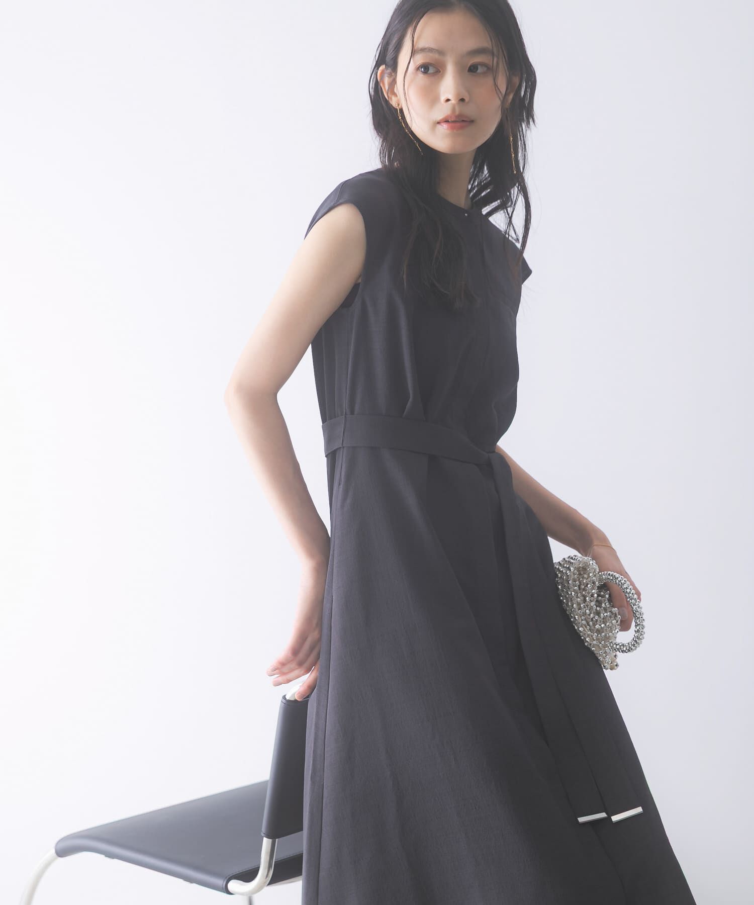 URBAN RESEARCH ROSSO「『UR TECH DRYLUXE』ポケットデザインワンピース」|ワンピース|