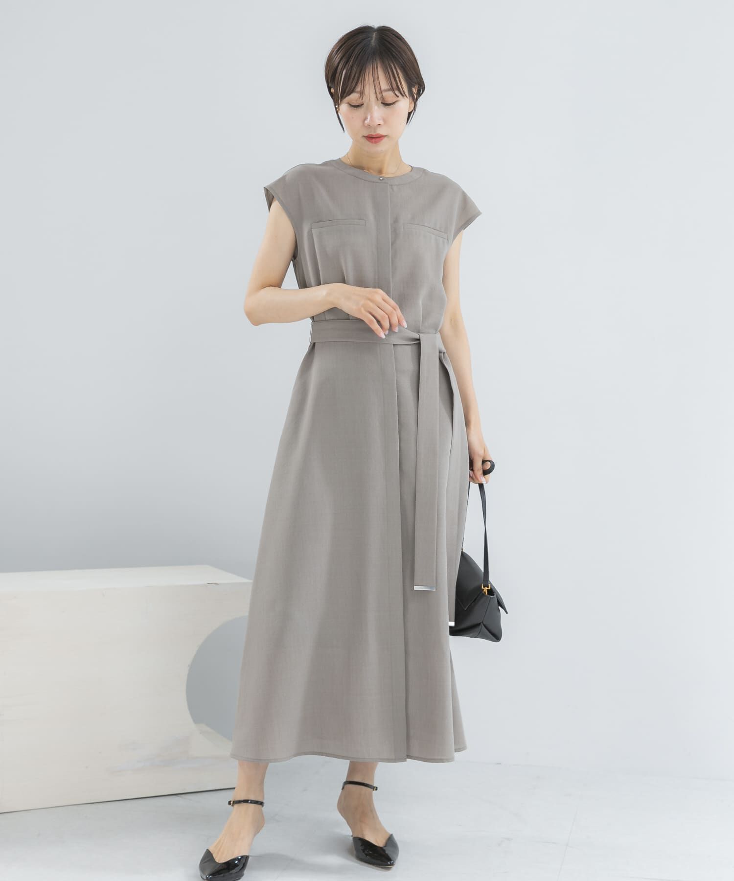URBAN RESEARCH ROSSO「『UR TECH DRYLUXE』ポケットデザインワンピース」|ワンピース|