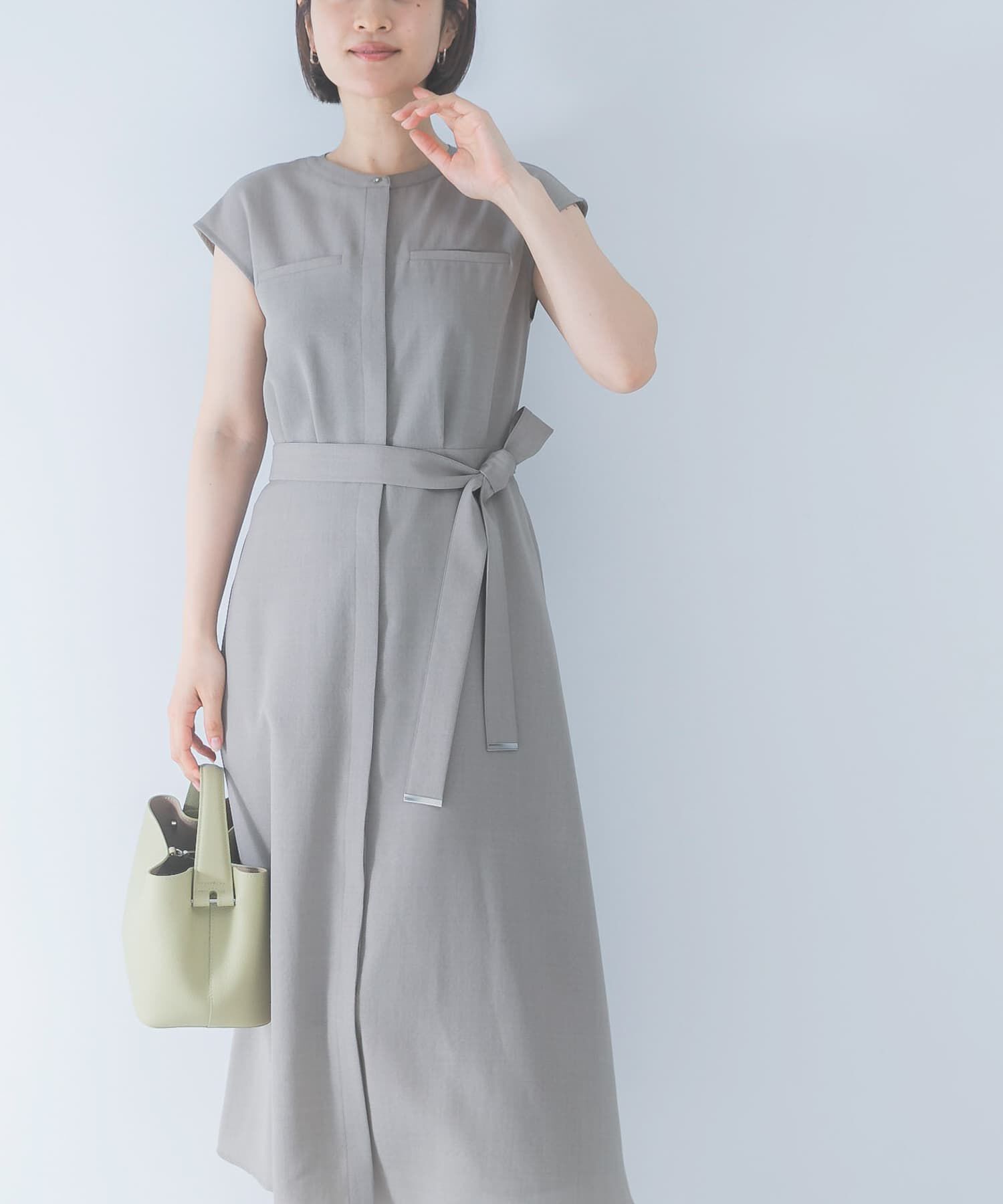 URBAN RESEARCH ROSSO「『UR TECH DRYLUXE』ポケットデザインワンピース」|ワンピース|