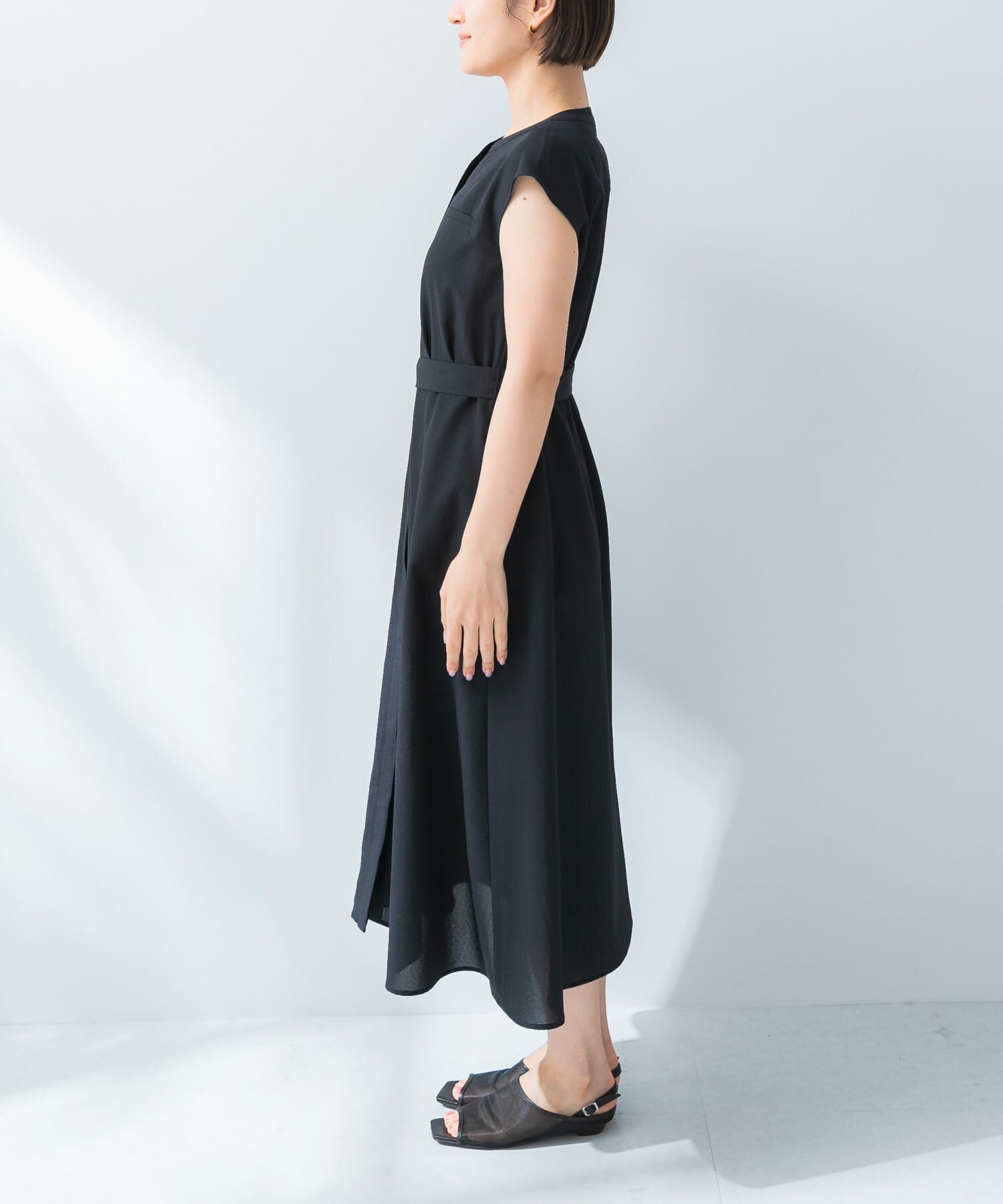 URBAN RESEARCH ROSSO「『UR TECH DRYLUXE』ポケットデザインワンピース」|ワンピース|