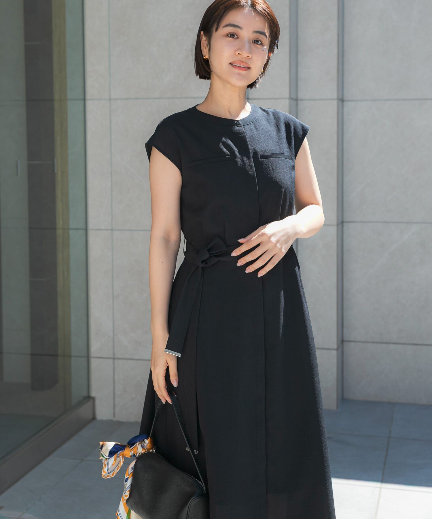 URBAN RESEARCH ROSSO「『UR TECH DRYLUXE』ポケットデザインワンピース」|ワンピース|