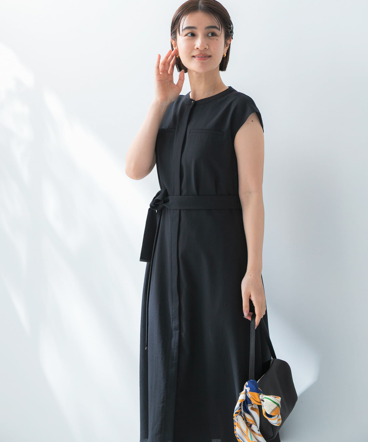 URBAN RESEARCH ROSSO「『UR TECH DRYLUXE』ポケットデザインワンピース」|ワンピース|