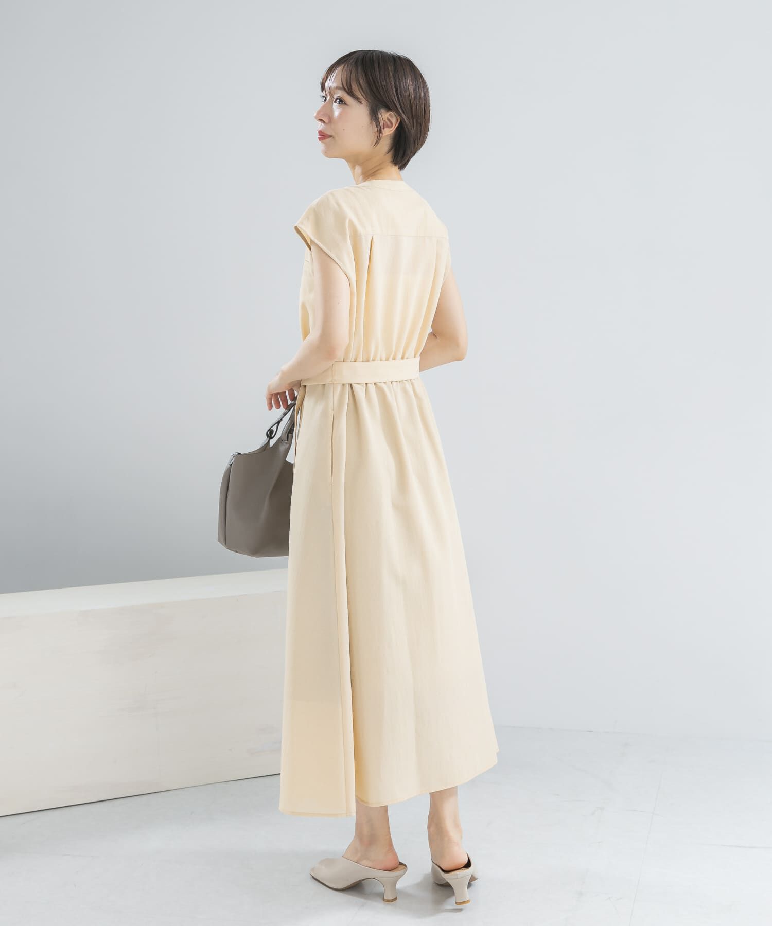URBAN RESEARCH ROSSO「『UR TECH DRYLUXE』ポケットデザインワンピース」|ワンピース|