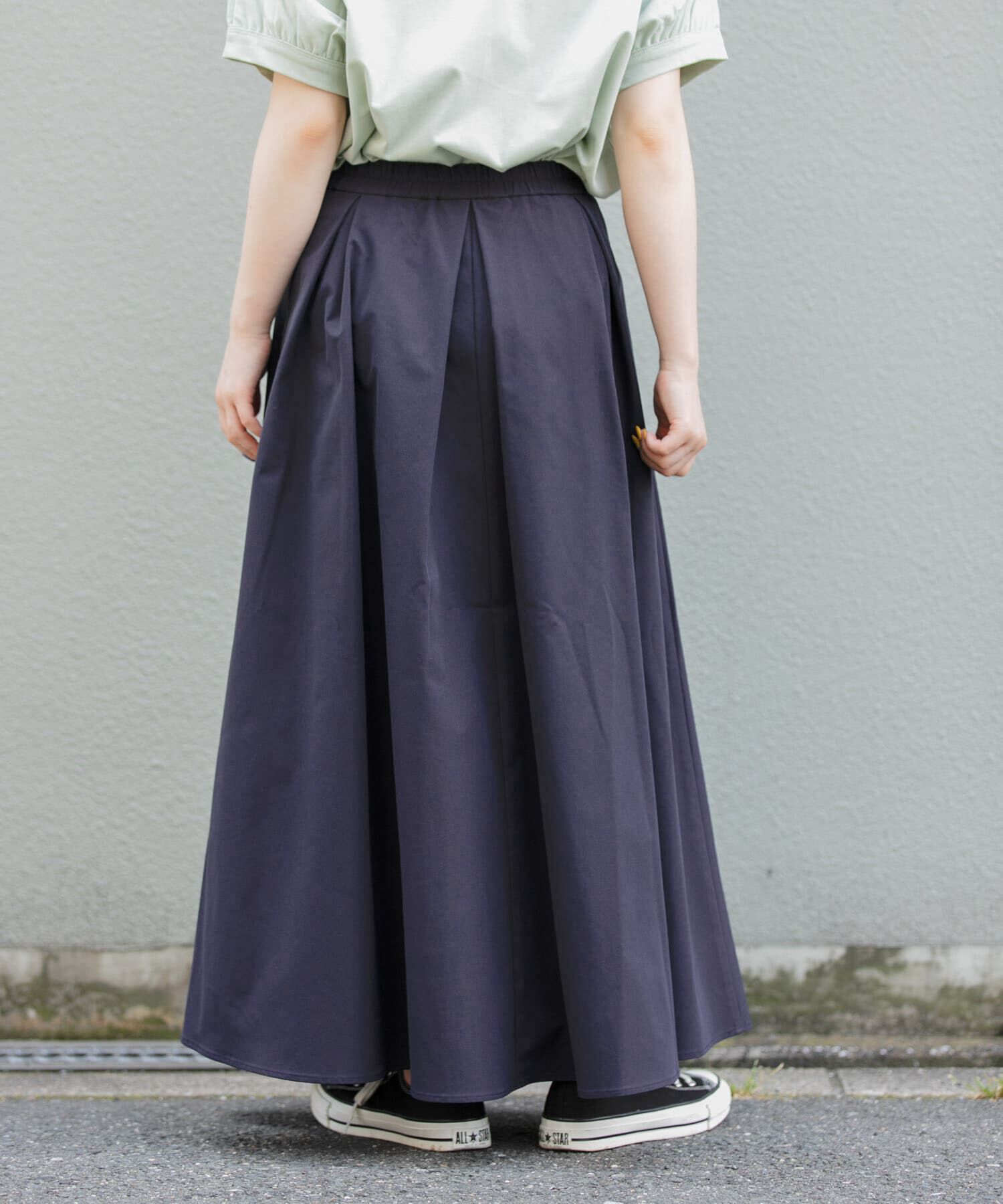 URBAN RESEARCH DOORS「FORK&SPOON　タックフレアスカート」|スカート|