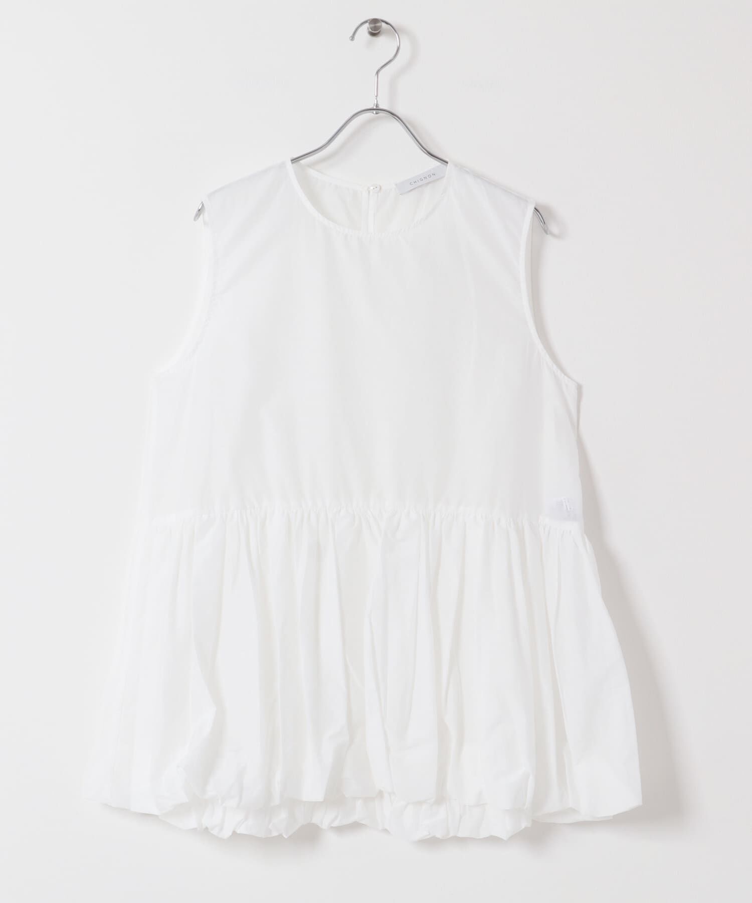 URBAN RESEARCH ROSSO「CHIGNON　バルーンペプラムブラウス」|シャツ・ブラウス|