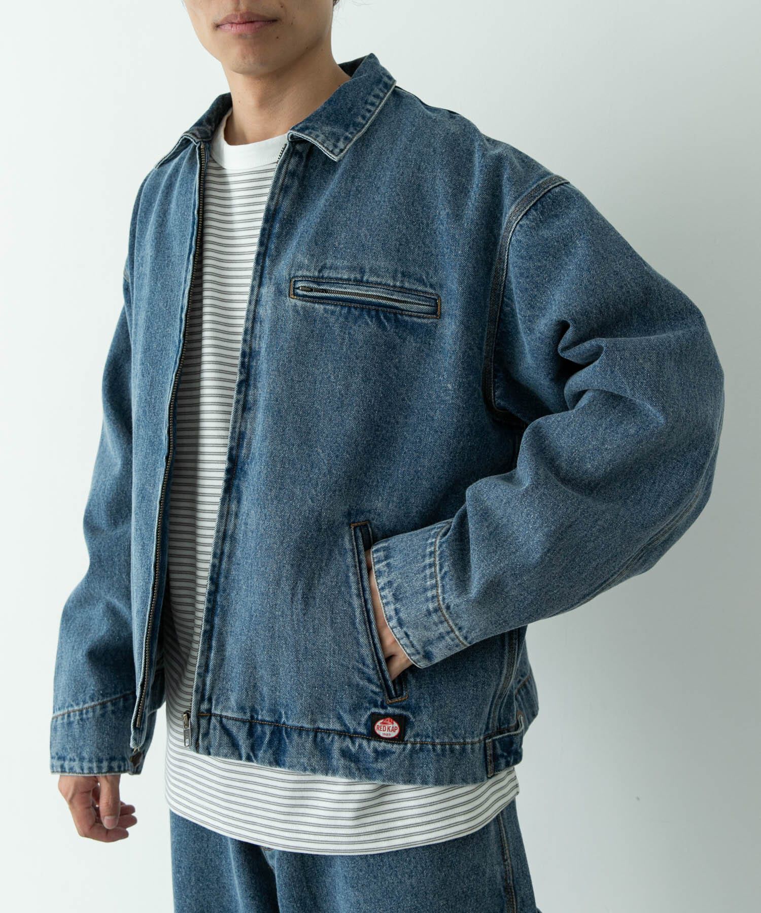 Sonny Label 「『別注』RED KAP&times;Sonny Label　デニムジップブルゾン」|デニムジャケット|