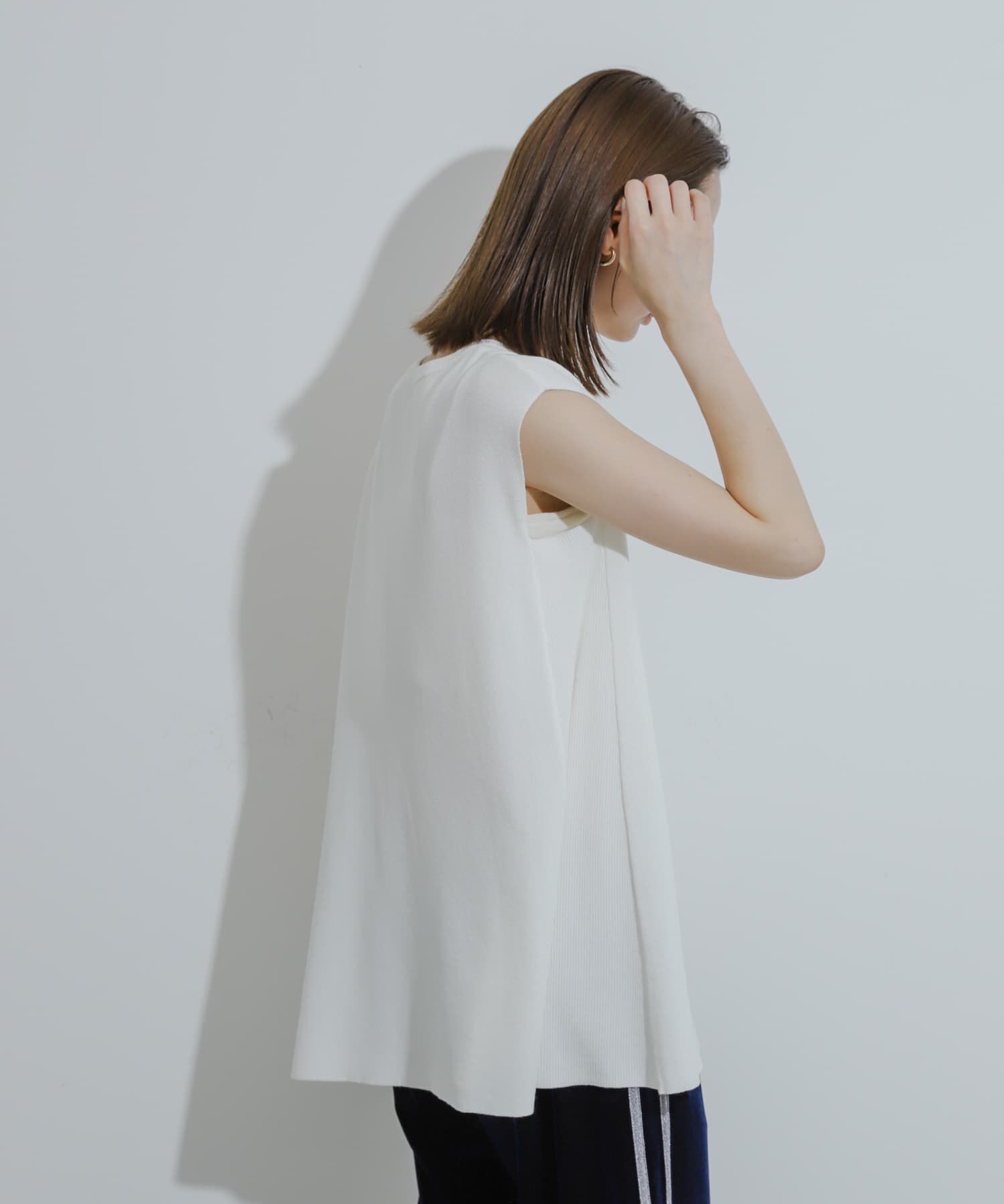 SENSE OF PLACE by URBAN RESEARCH「フレンチスリーブフレアチュニックセーター」|ニット・セーター|