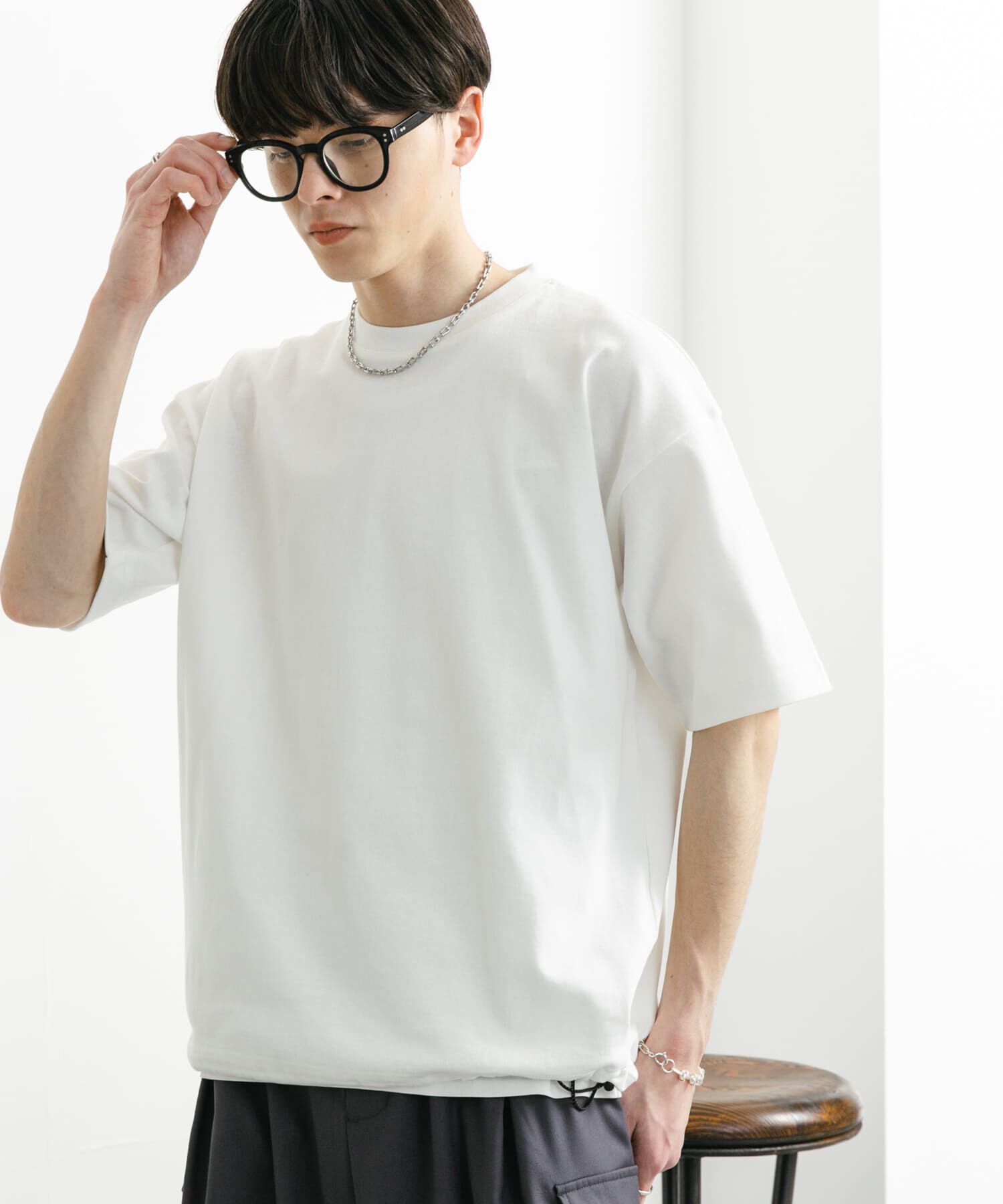 SENSE OF PLACE by URBAN RESEARCH「『ユニセックス』アソートドローコードショートスリーブTシャツ」|Tシャツ・カットソー|