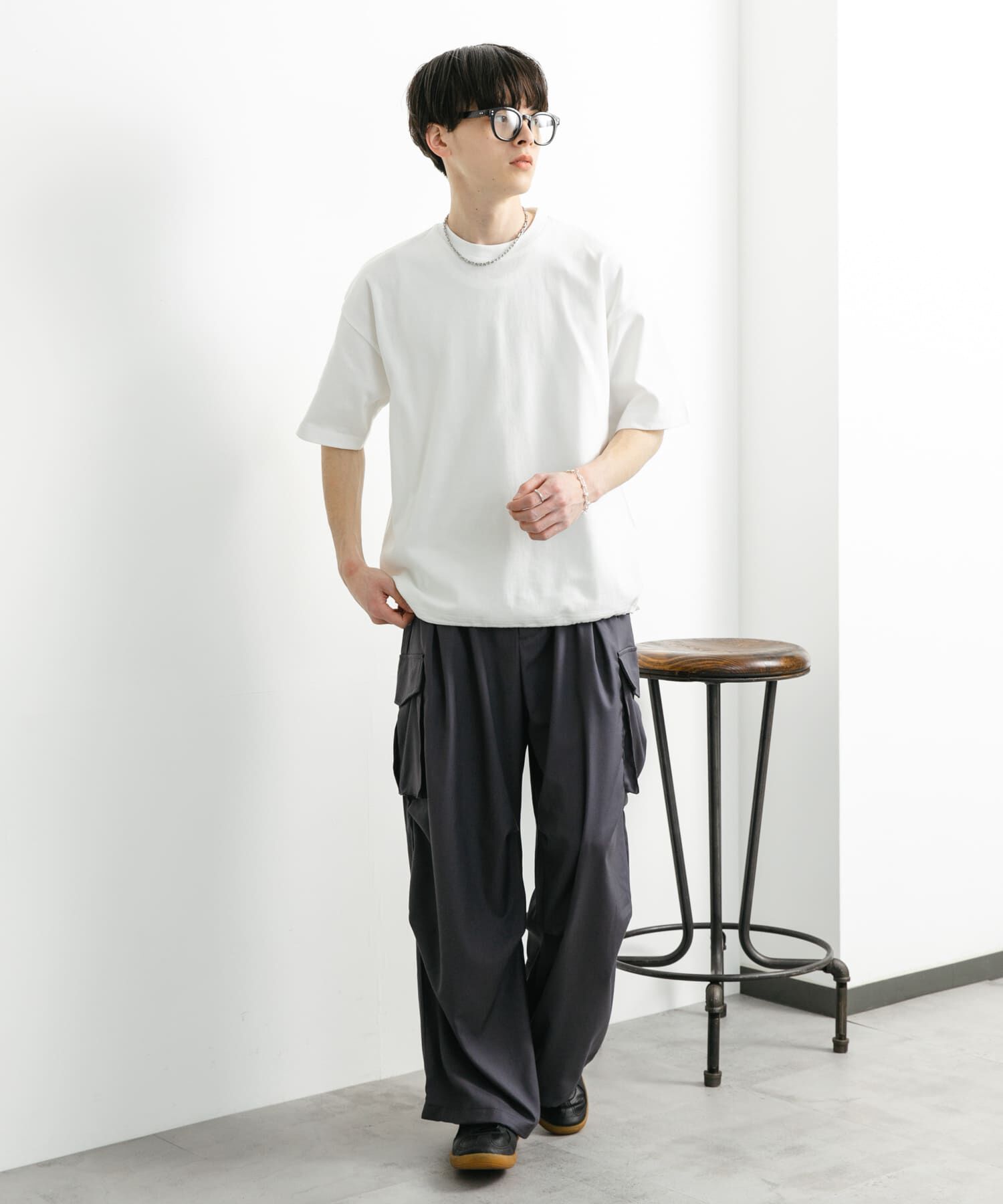SENSE OF PLACE by URBAN RESEARCH「『ユニセックス』アソートドローコードショートスリーブTシャツ」|Tシャツ・カットソー|