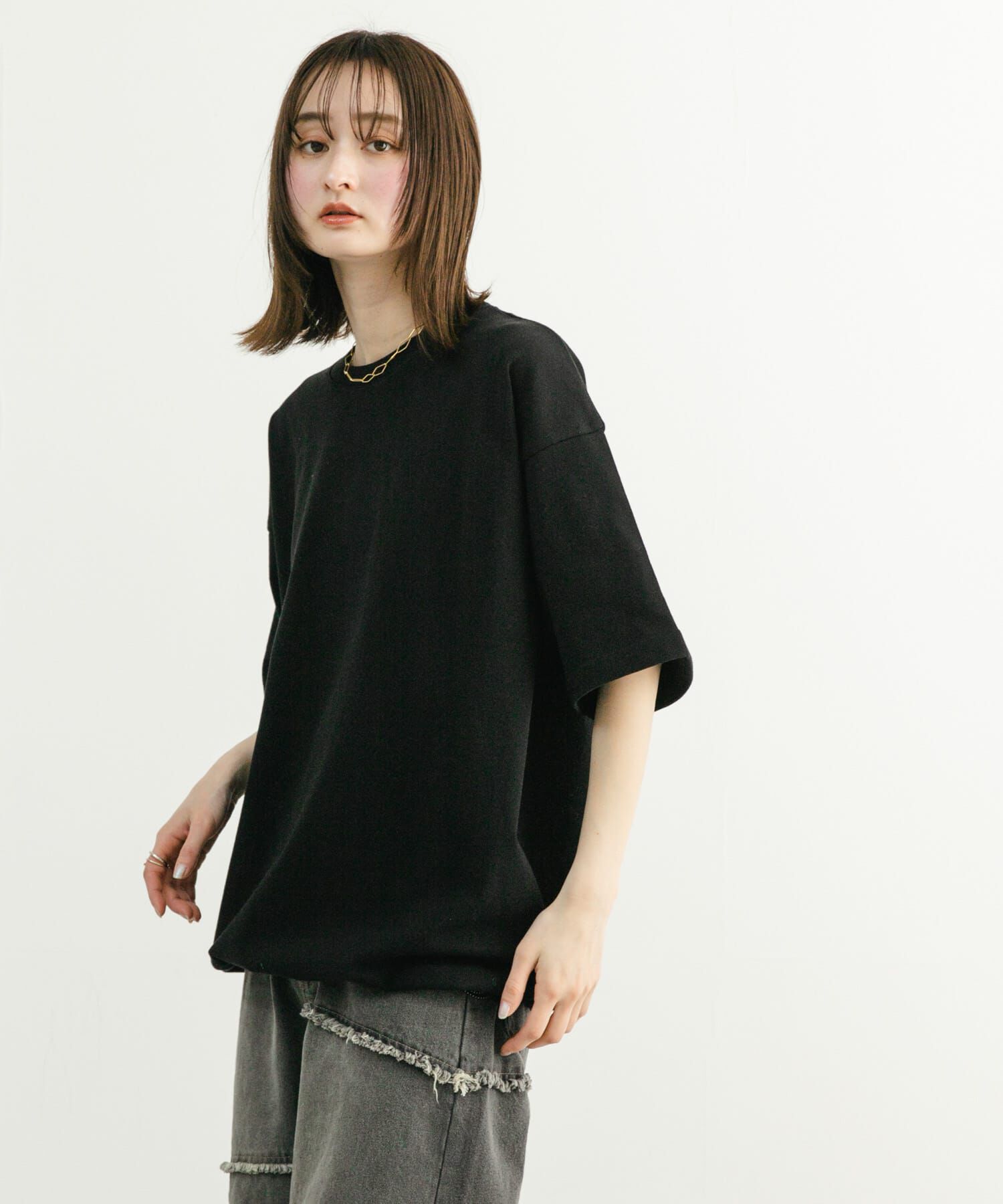 SENSE OF PLACE by URBAN RESEARCH「『ユニセックス』アソートドローコードショートスリーブTシャツ」|Tシャツ・カットソー|