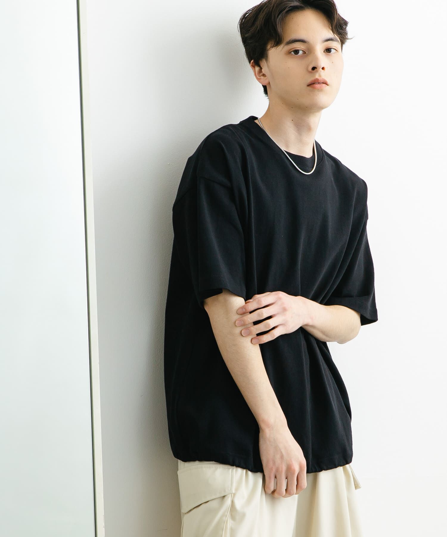 SENSE OF PLACE by URBAN RESEARCH「『ユニセックス』アソートドローコードショートスリーブTシャツ」|Tシャツ・カットソー|
