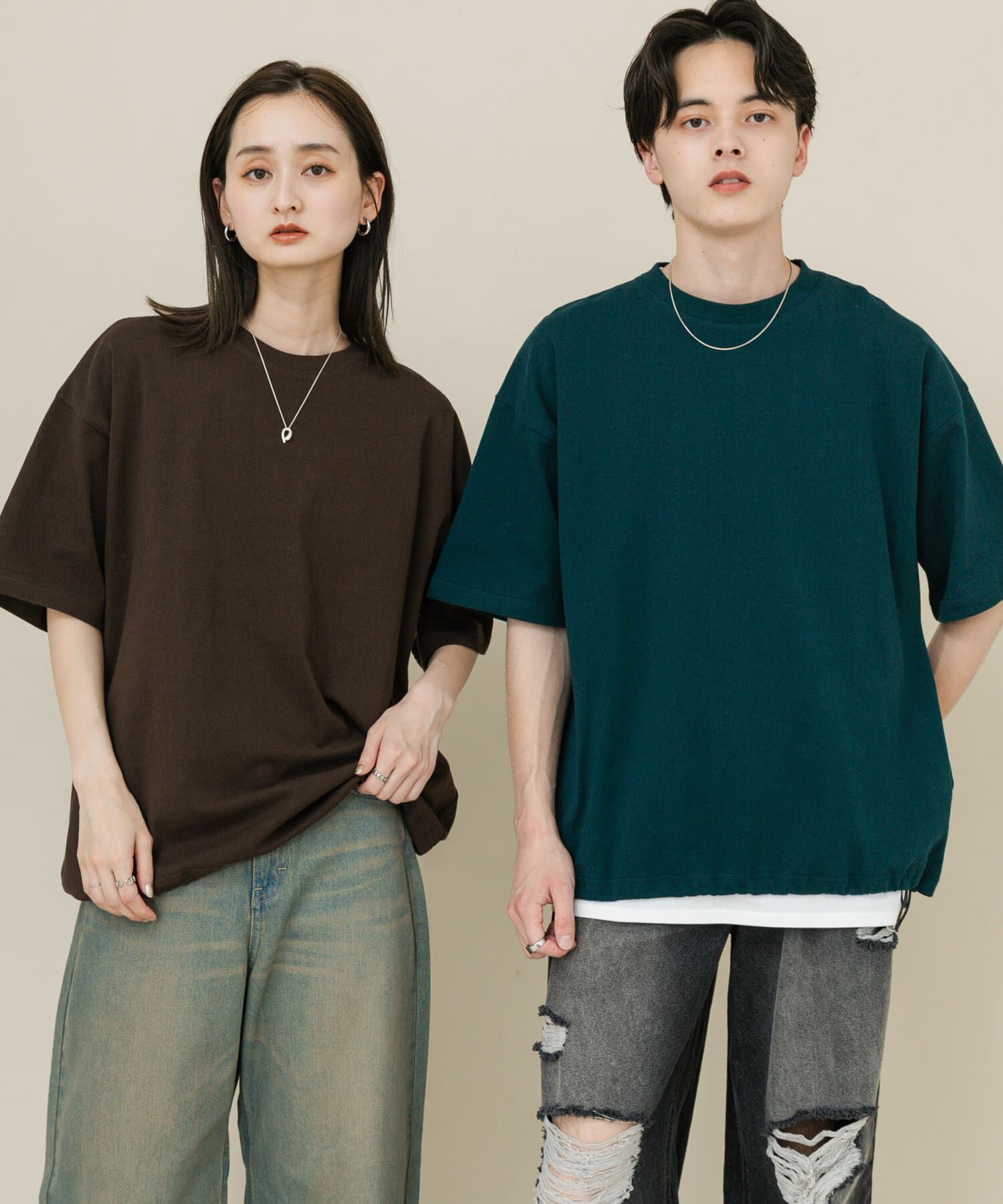 SENSE OF PLACE by URBAN RESEARCH「『ユニセックス』アソートドローコードショートスリーブTシャツ」|Tシャツ・カットソー|