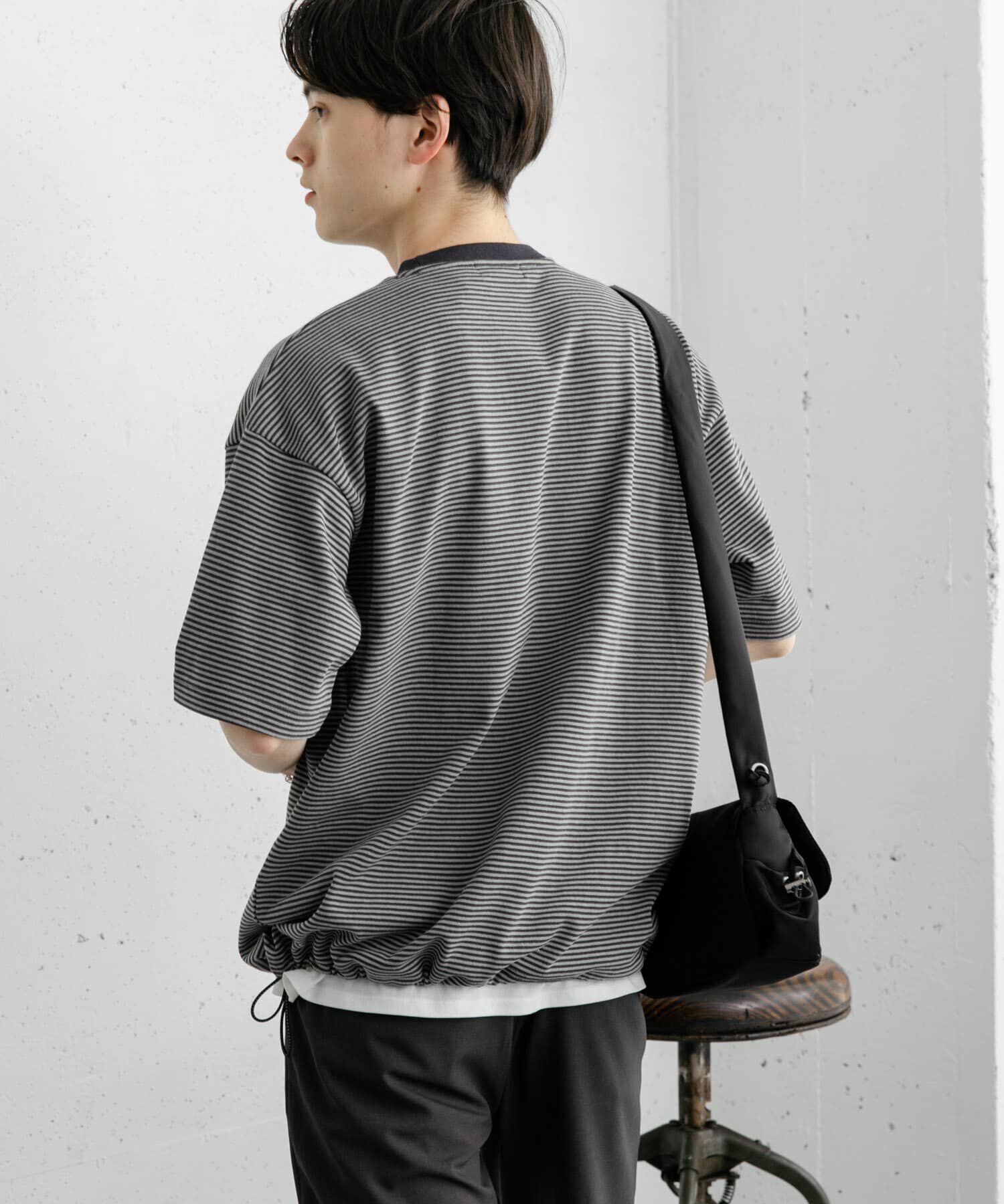 SENSE OF PLACE by URBAN RESEARCH「『ユニセックス』アソートドローコードショートスリーブTシャツ」|Tシャツ・カットソー|グリーン