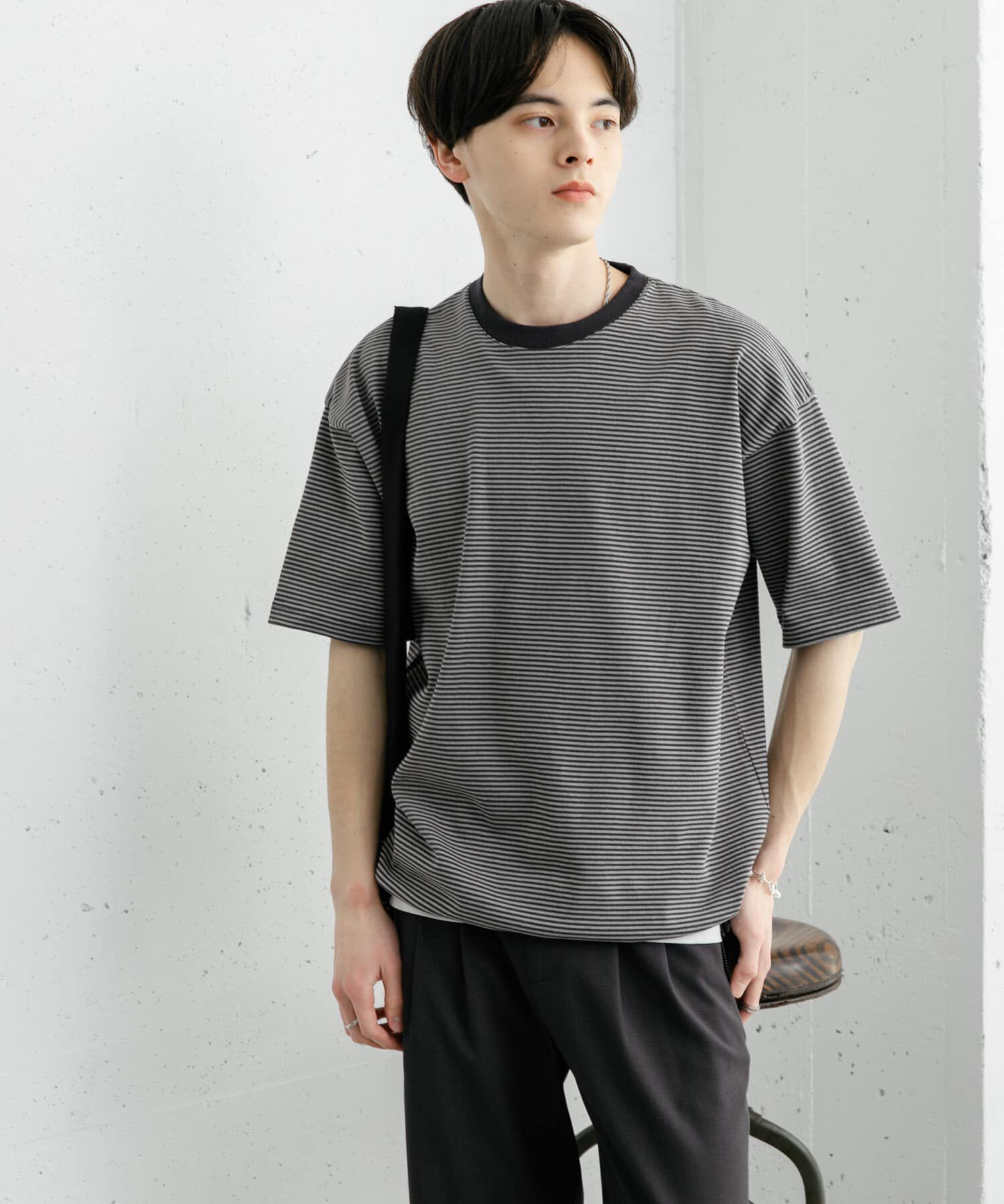 SENSE OF PLACE by URBAN RESEARCH「『ユニセックス』アソートドローコードショートスリーブTシャツ」|Tシャツ・カットソー|