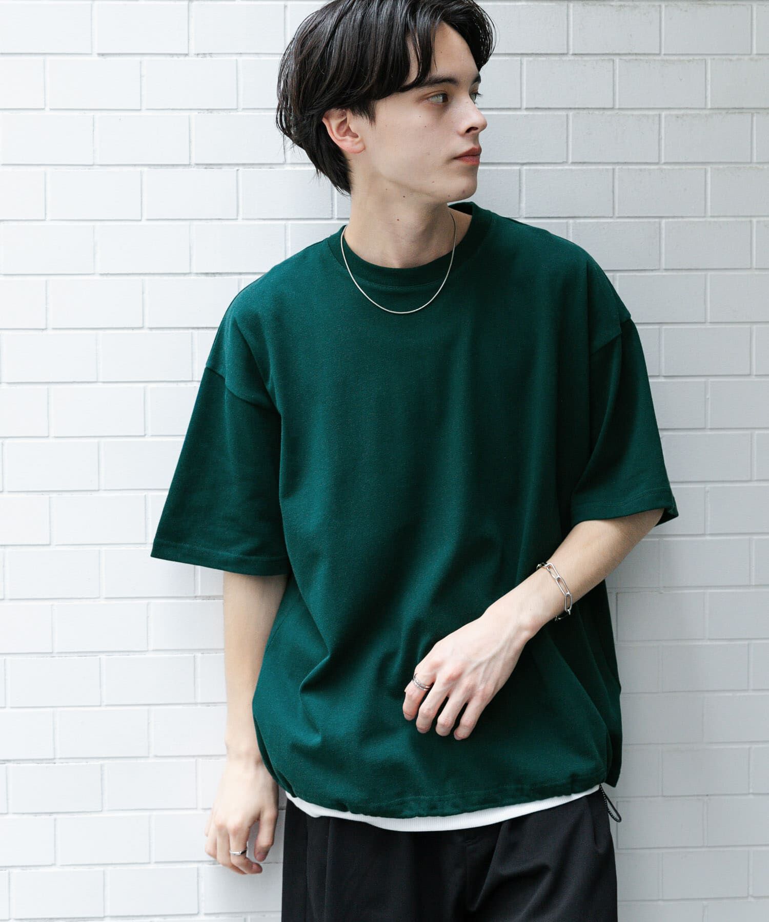 SENSE OF PLACE by URBAN RESEARCH「『ユニセックス』アソートドローコードショートスリーブTシャツ」|Tシャツ・カットソー|