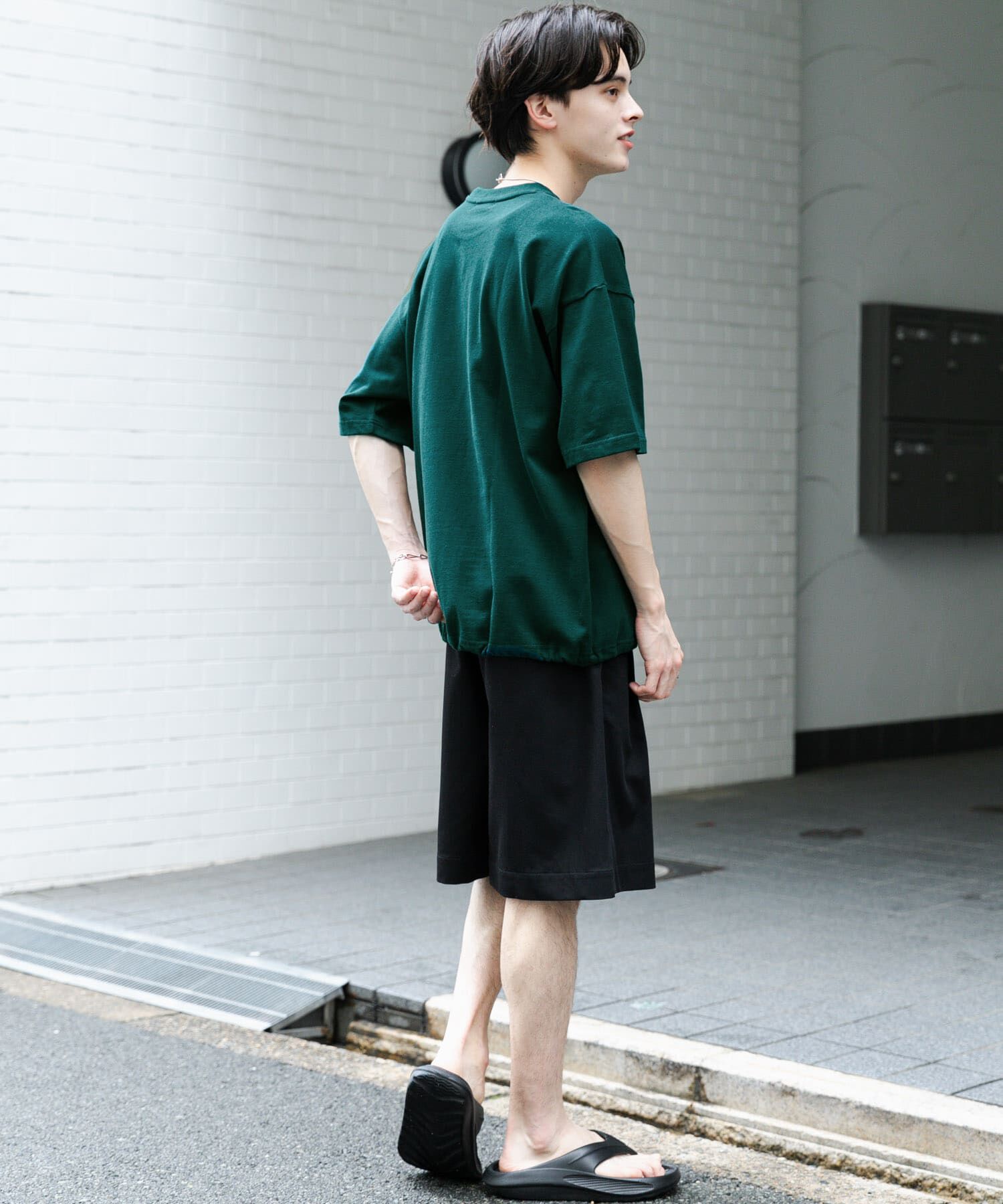 SENSE OF PLACE by URBAN RESEARCH「『ユニセックス』アソートドローコードショートスリーブTシャツ」|Tシャツ・カットソー|