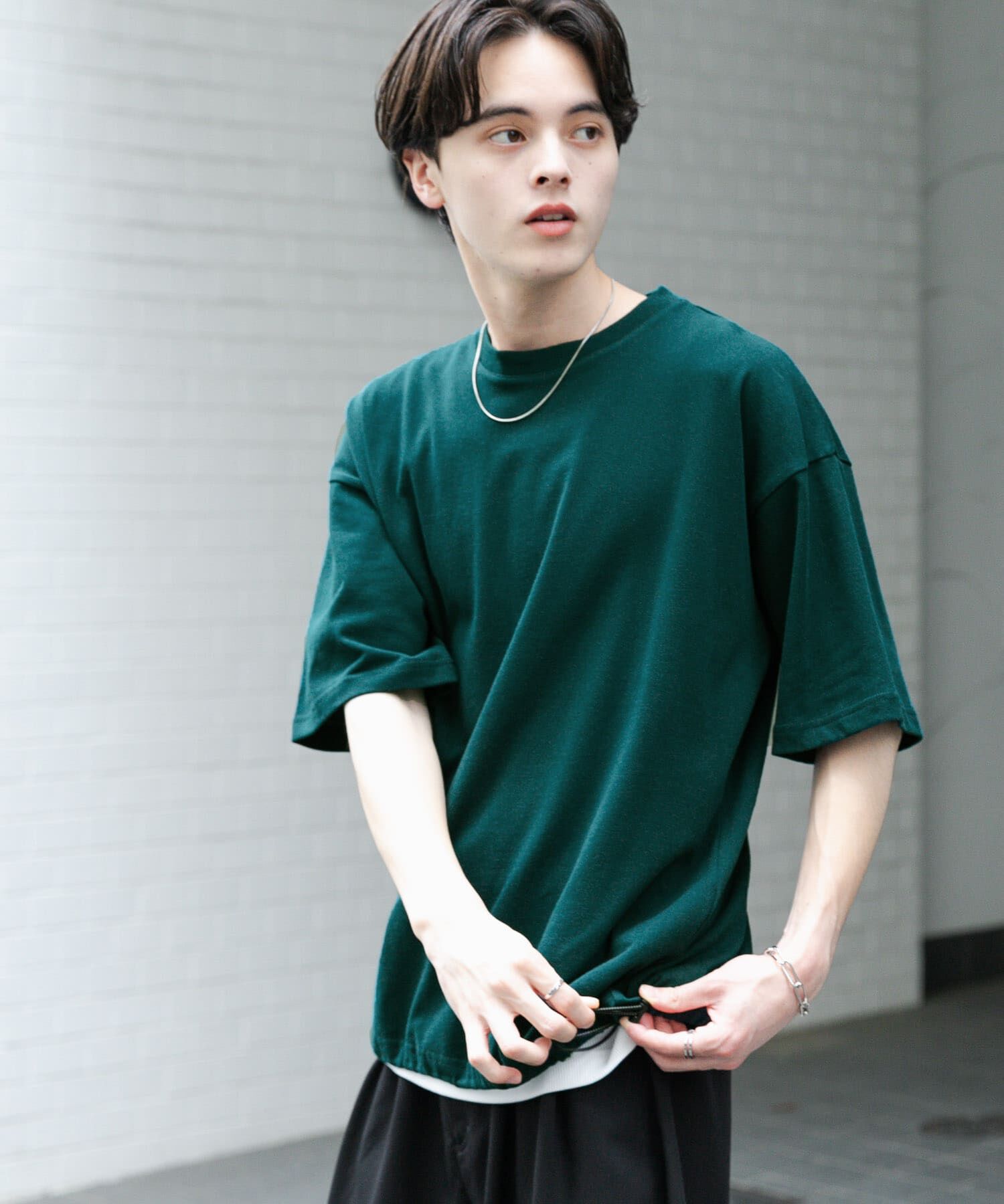SENSE OF PLACE by URBAN RESEARCH「『ユニセックス』アソートドローコードショートスリーブTシャツ」|Tシャツ・カットソー|