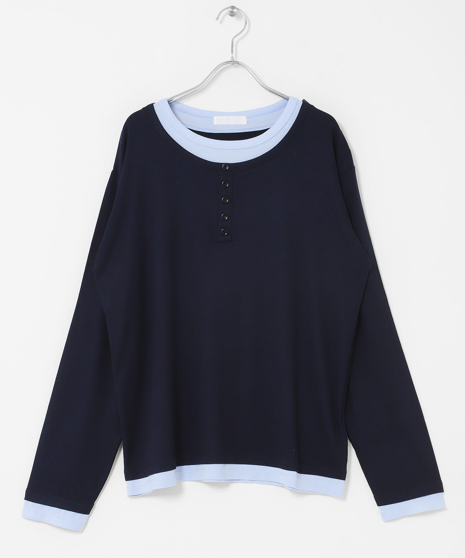 SENSE OF PLACE by URBAN RESEARCH「フェイクレイヤードロングTシャツ」|Tシャツ・カットソー|