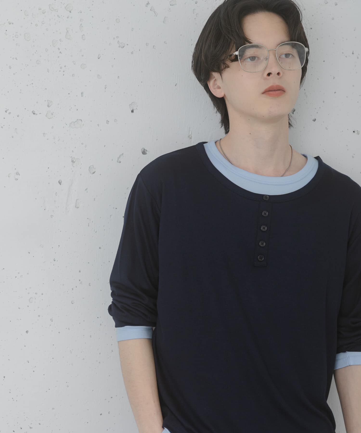 SENSE OF PLACE by URBAN RESEARCH「フェイクレイヤードロングTシャツ」|Tシャツ・カットソー|