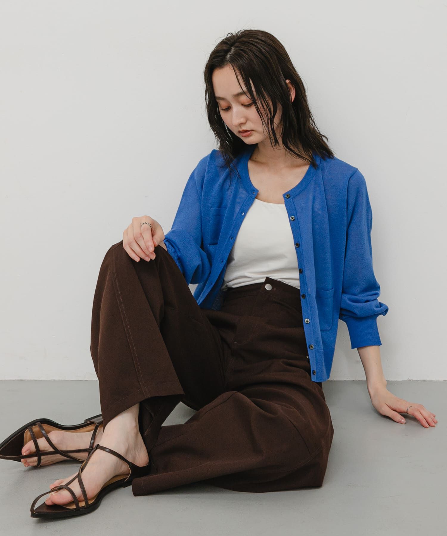 SENSE OF PLACE by URBAN RESEARCH「『洗濯可』UVケアポケットシアーカーディガン」|カーディガン|