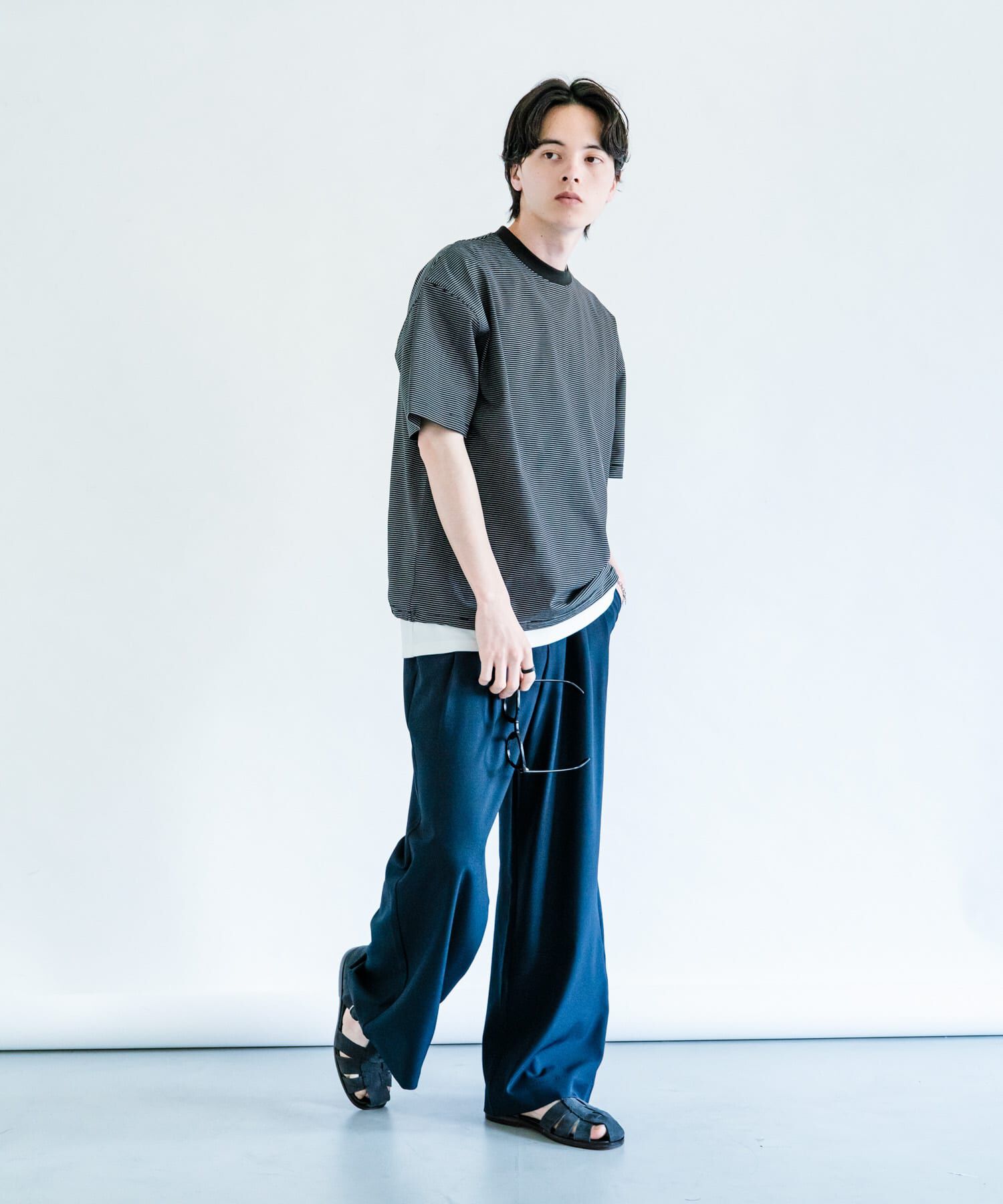 SENSE OF PLACE by URBAN RESEARCH「『接触冷感/ｲｰｼﾞｰｹｱ』ｸｲｯｸﾄﾞﾗｲｱｿｰﾄﾄﾞﾛｰｺｰﾄﾞ」|Tシャツ・カットソー|