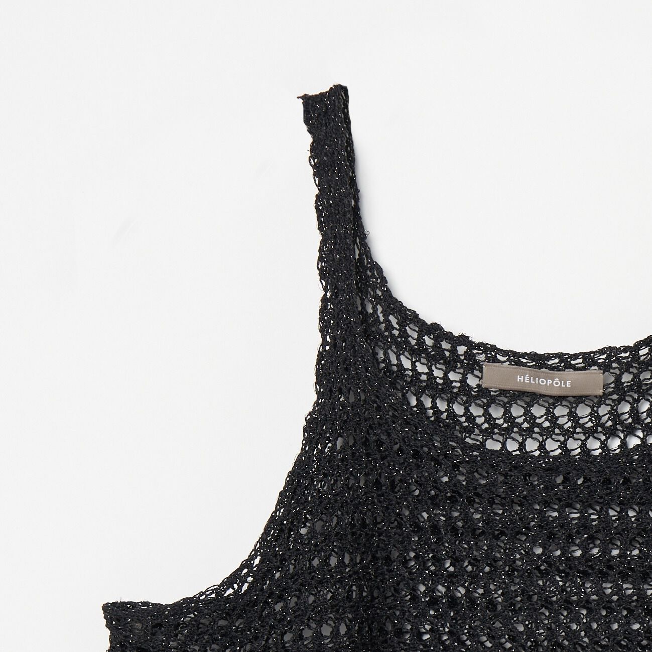 HELIOPOLE「HELIOPOLE GLITTER CROCHET KNIT CAMISOLE」|ニット・セーター|