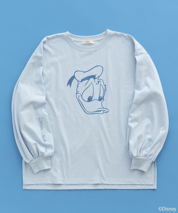 earth music&ecology「Disney/アソートプリントロンTEE」|Tシャツ・カットソー|Light Blue