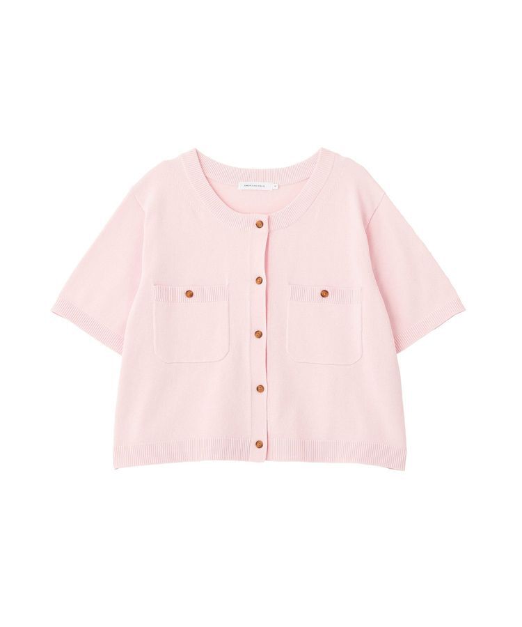 AMERICAN HOLIC「【UVカット】Wポケットカーディガン」|カーディガン|Light Pink
